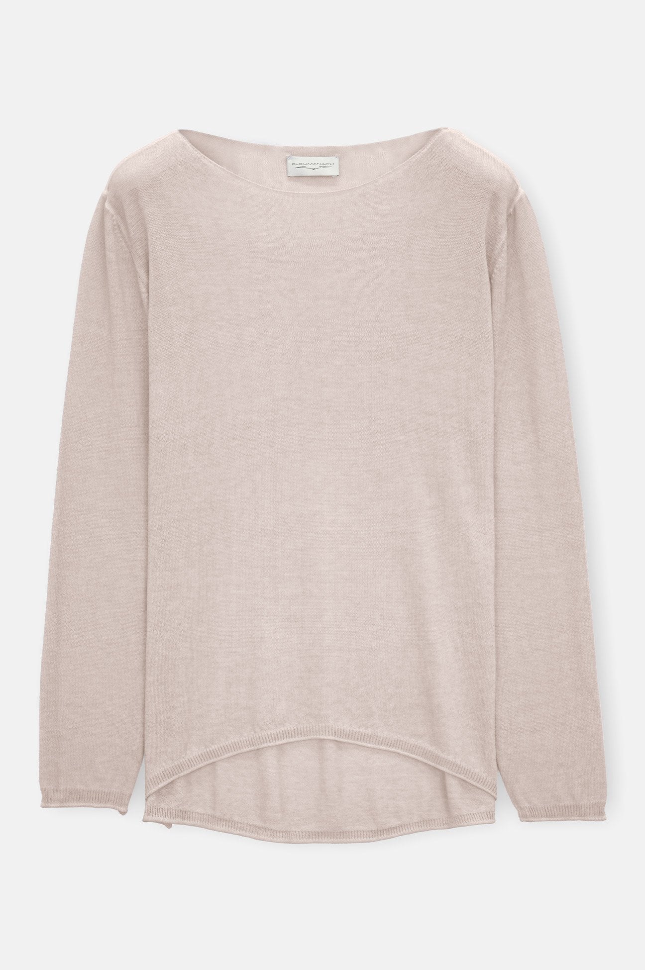 Boat Neck Cotton Sweater - Canapa - Sweaters