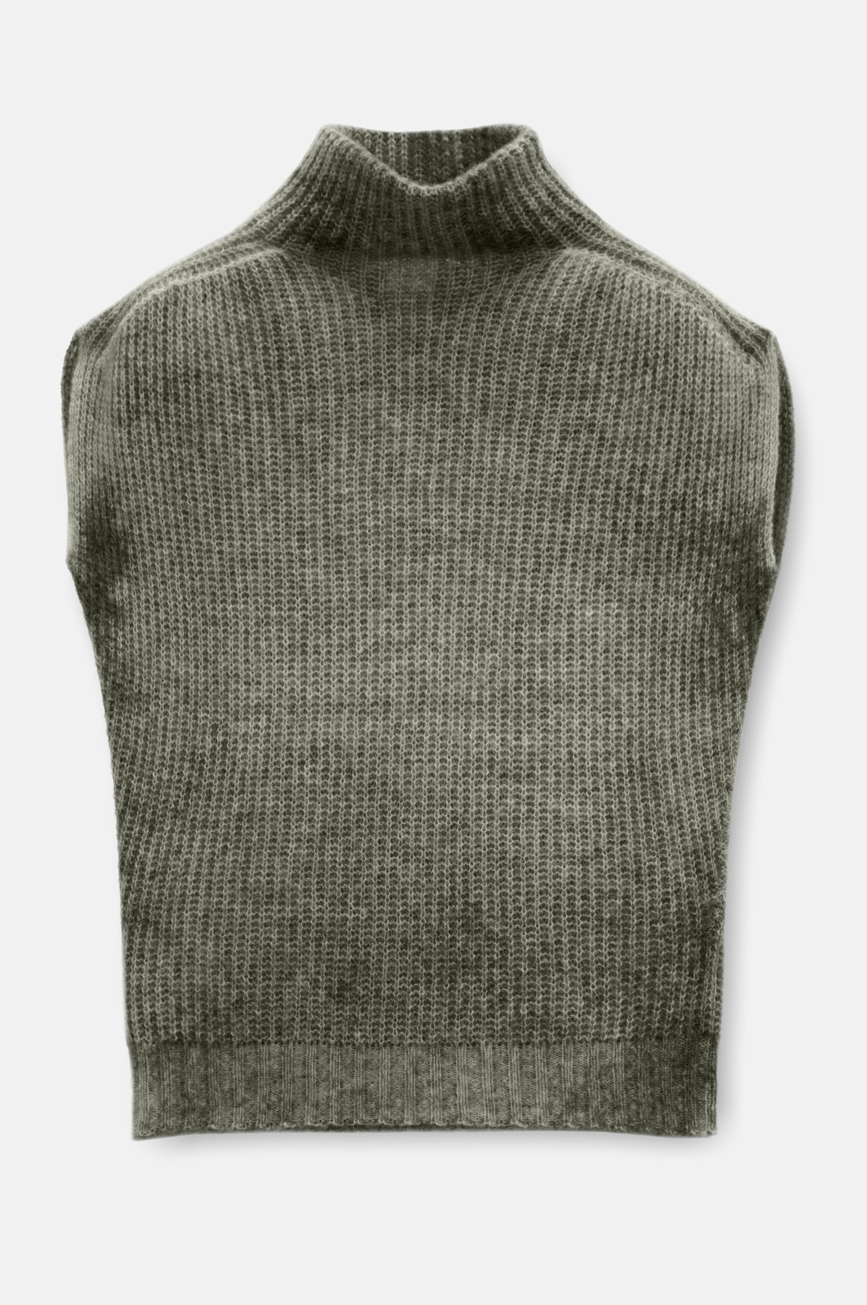 Cahir Sage - Alpaca Sleeveless Pull - Sweaters