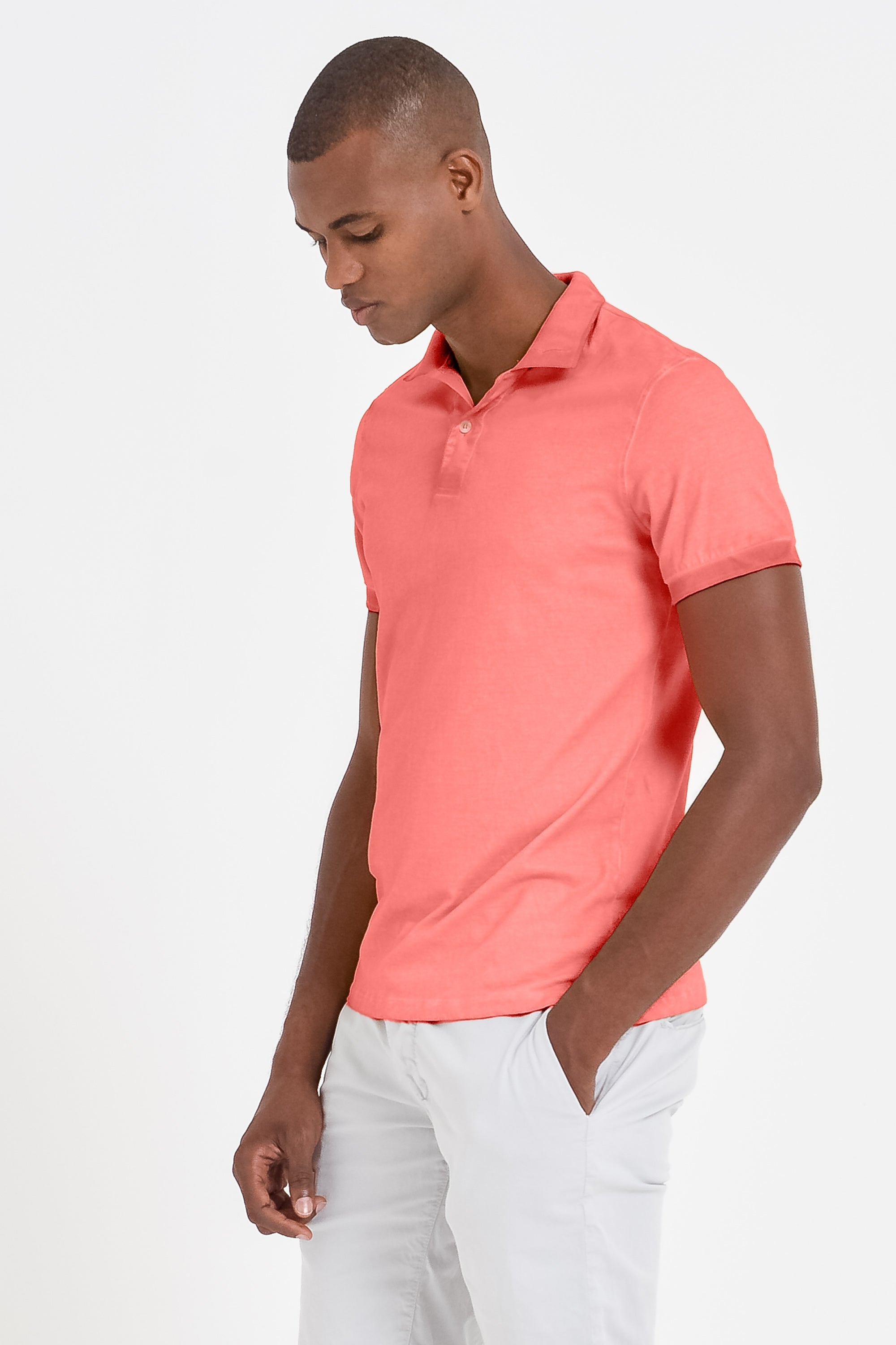 Club Polo Shirt - Hibiscus - Polos