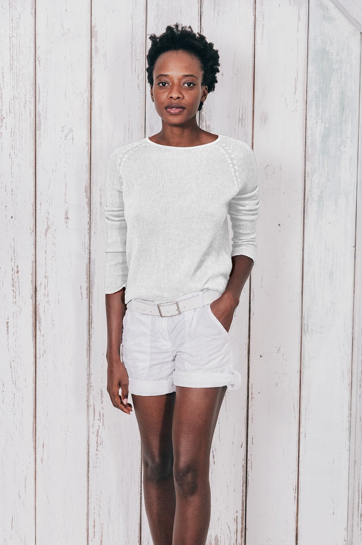 Cotton Cloud Pullover - Bianco - Sweaters