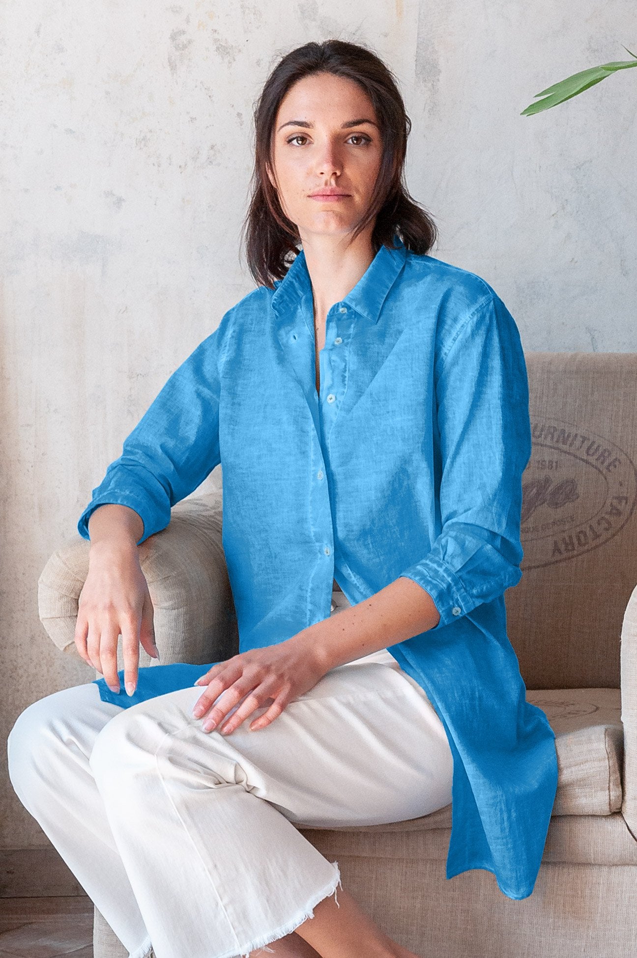 Effortless Voile Open Tunic - Lavezzi - Shirtdress