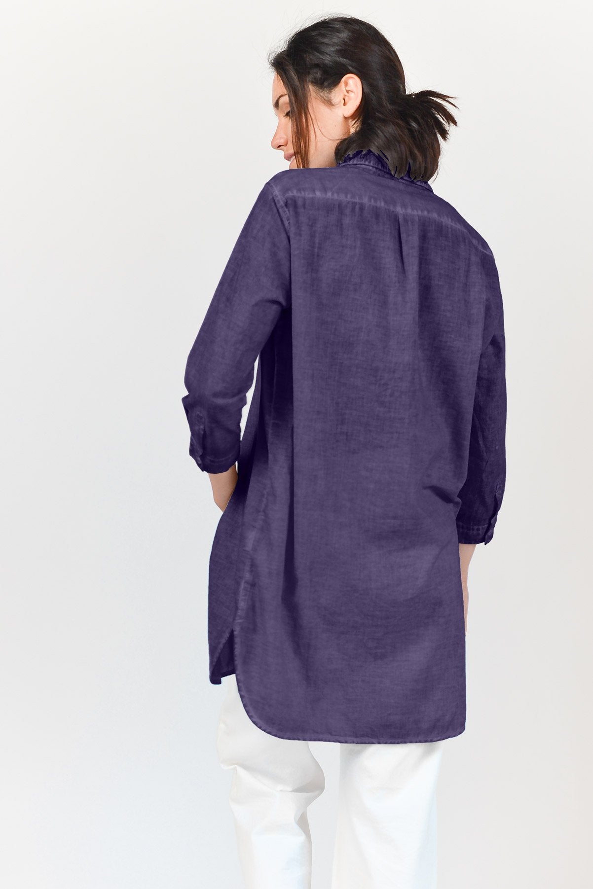 Effortless Voile Open Tunic - More - Shirtdress