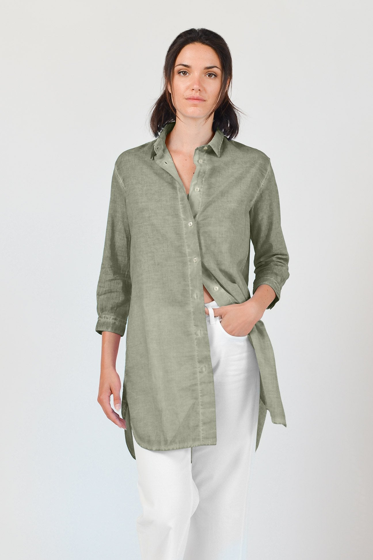 Effortless Voile Open Tunic - Willy’s - Shirtdress
