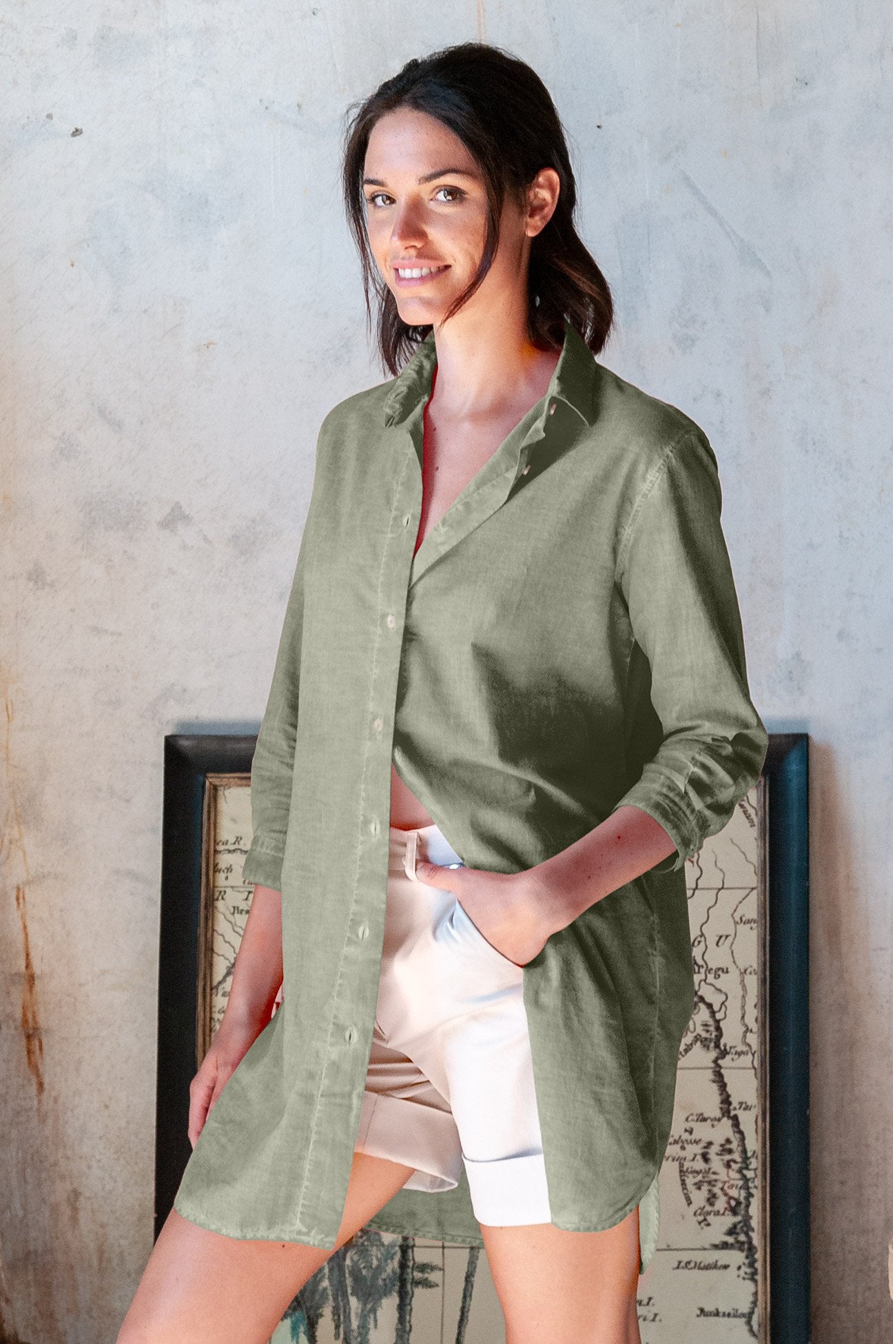 Effortless Voile Open Tunic - Willy’s - Shirtdress
