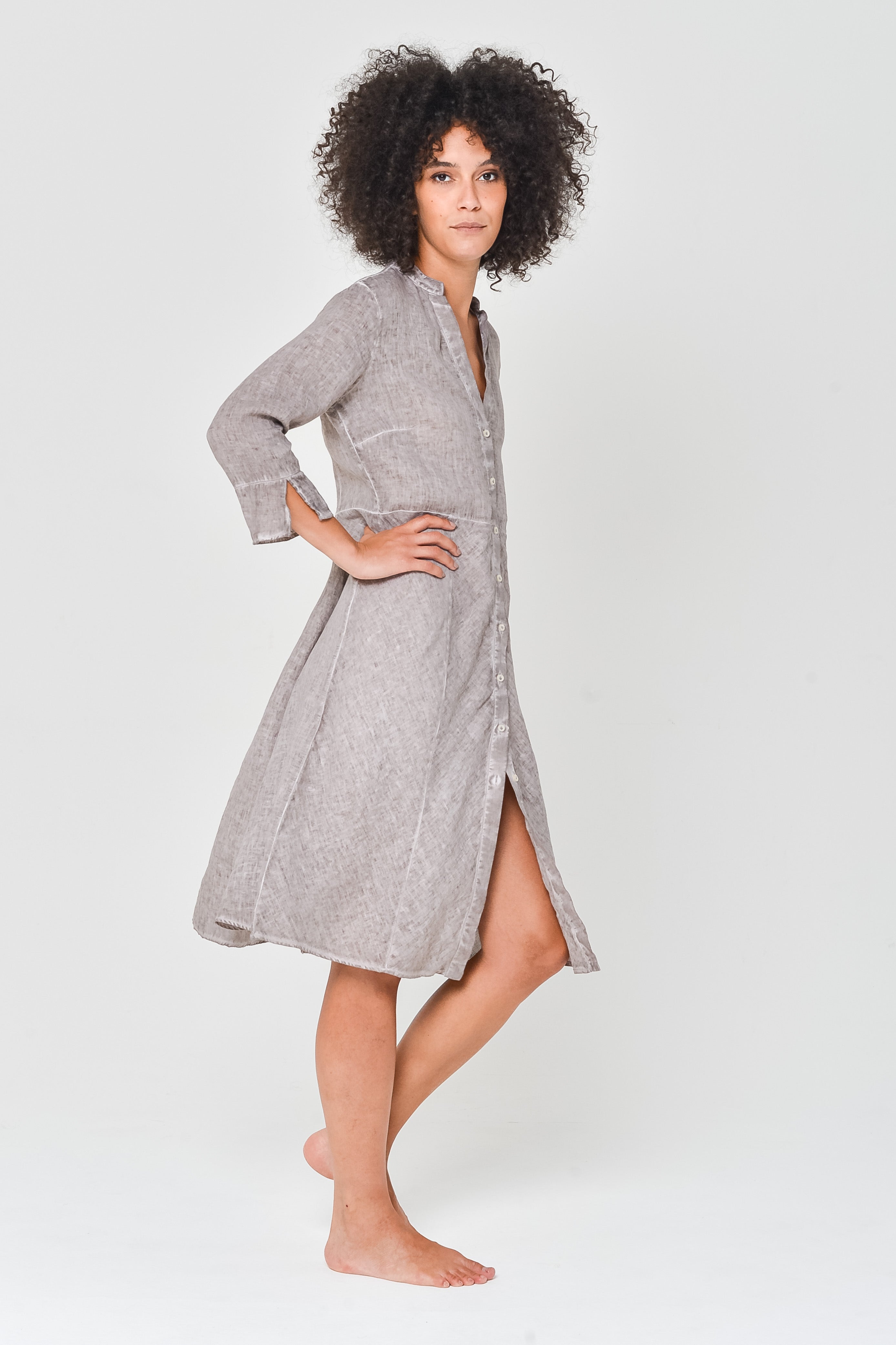 Fitted Shirtdress in Reef