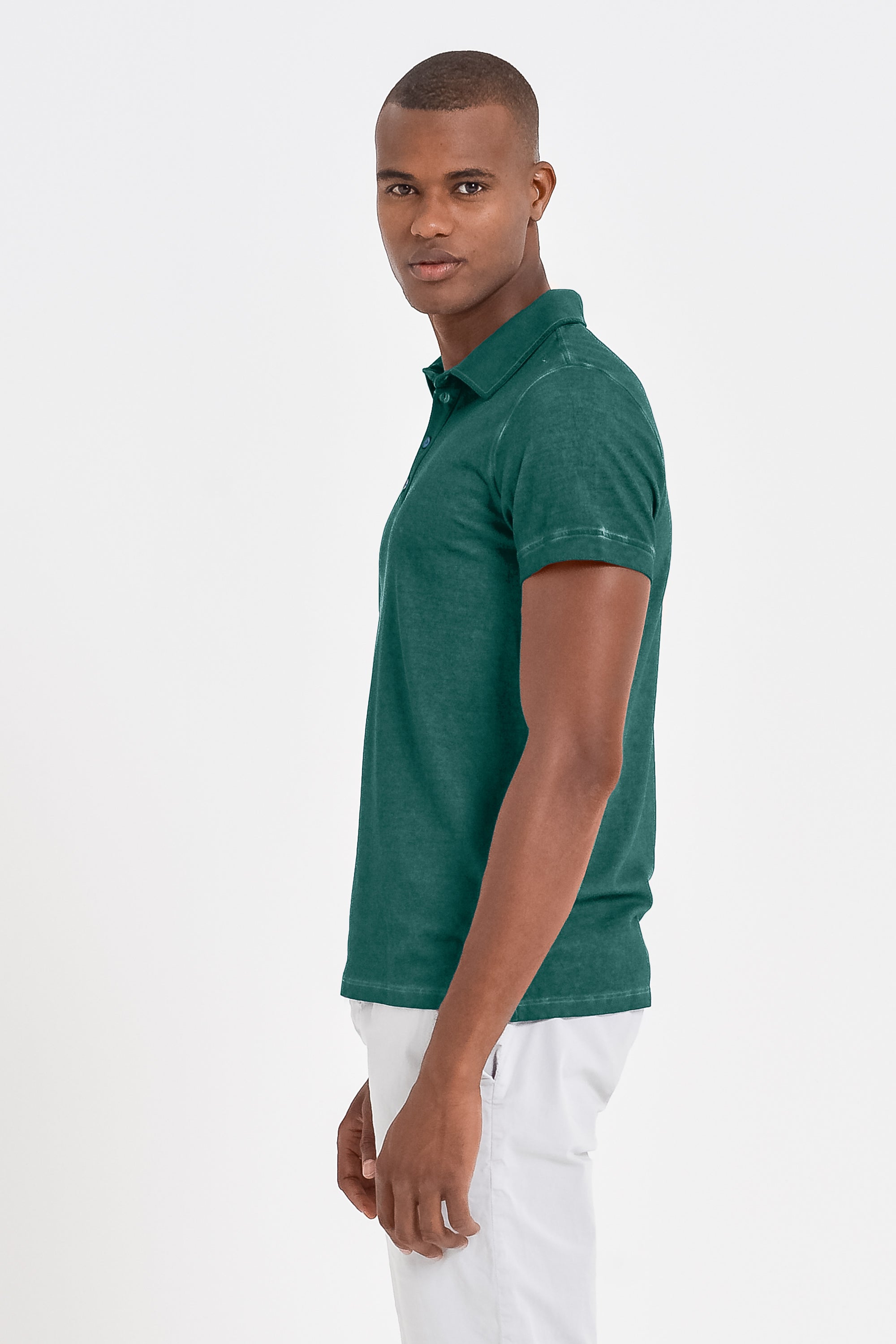 Hampton Polo Shirt - Lagoon - Polos