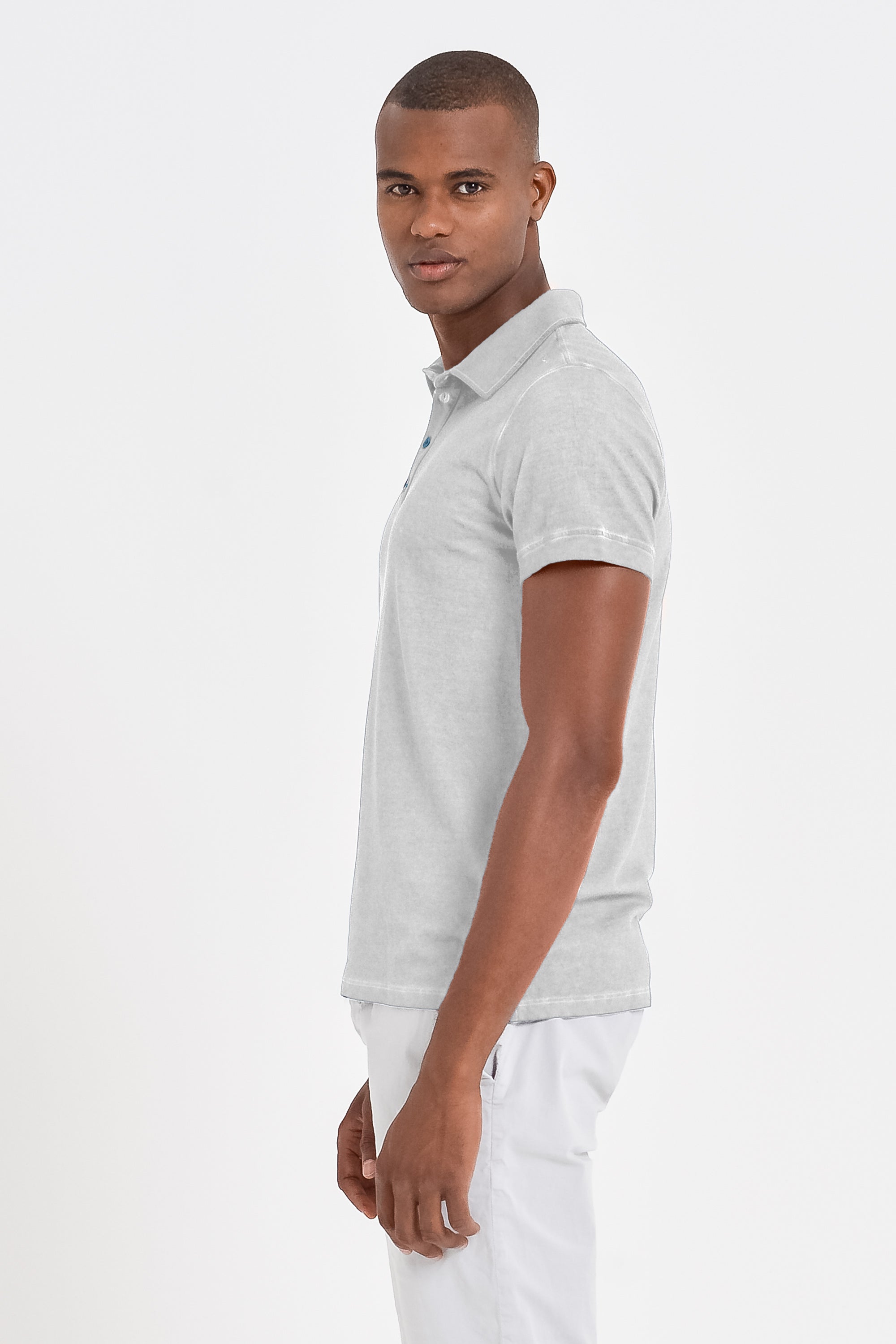 Hampton Polo Shirt - Marmo - Polos