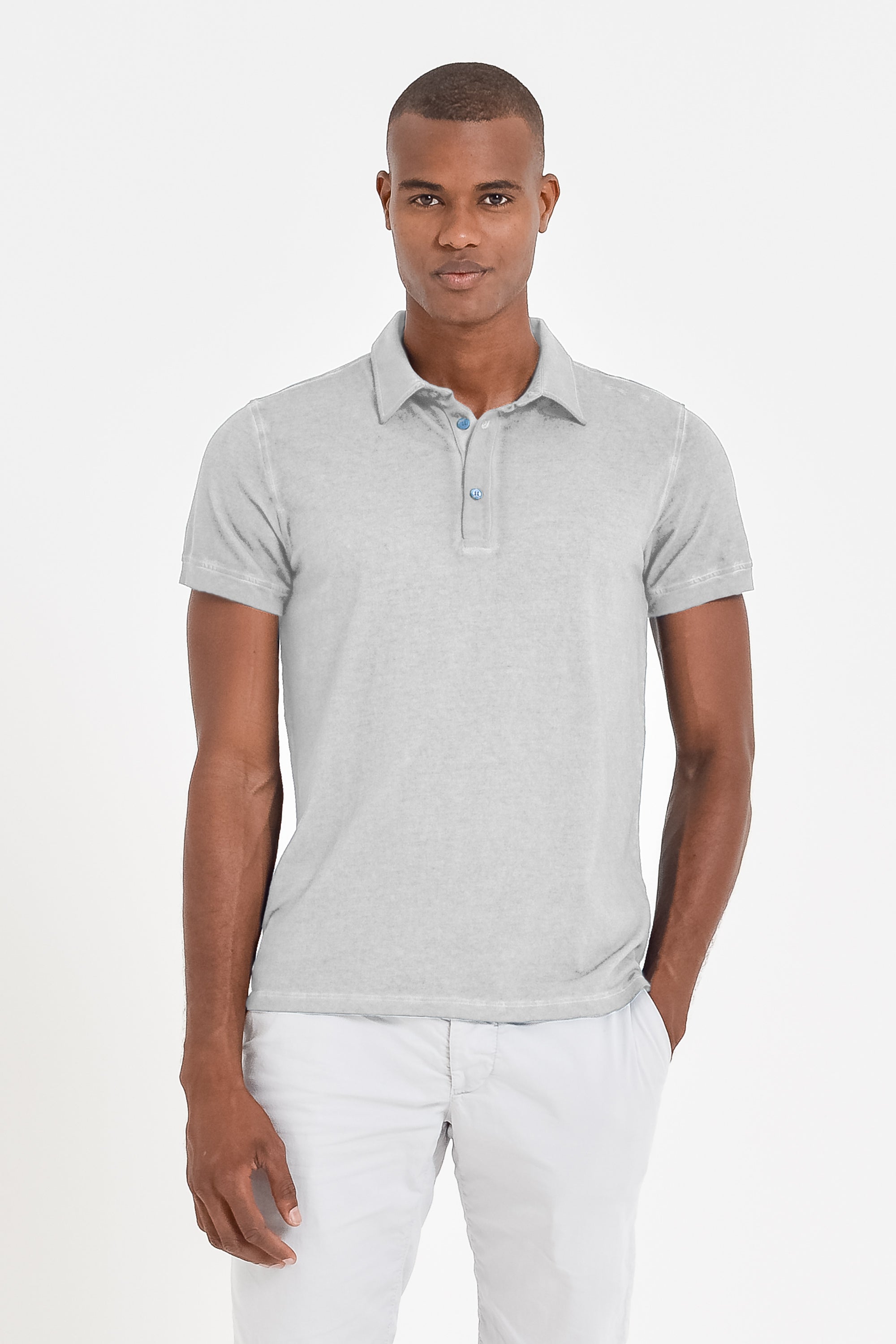 Hampton Polo Shirt - Marmo - Polos