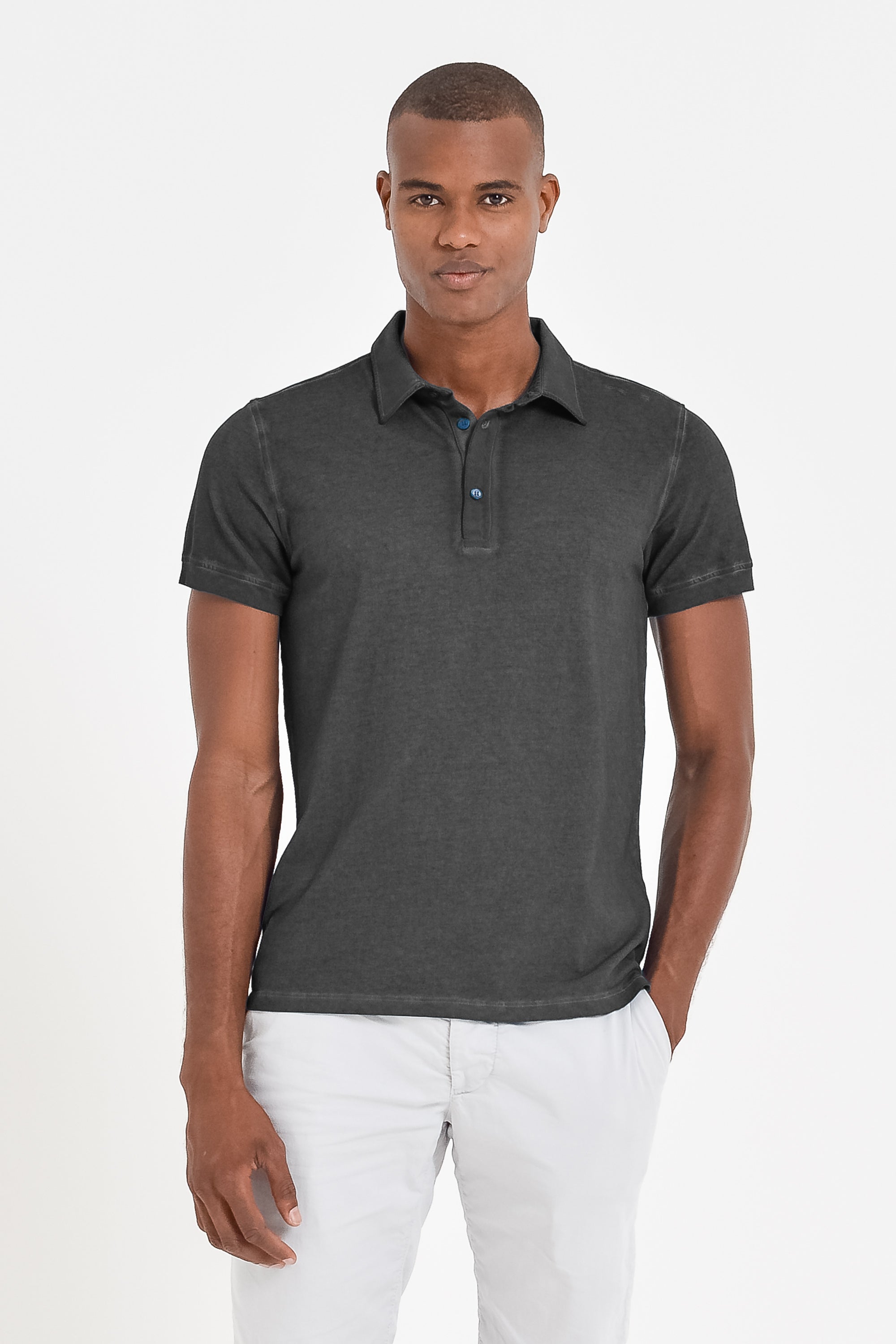 Hampton Polo Shirt - Pietra - Polos