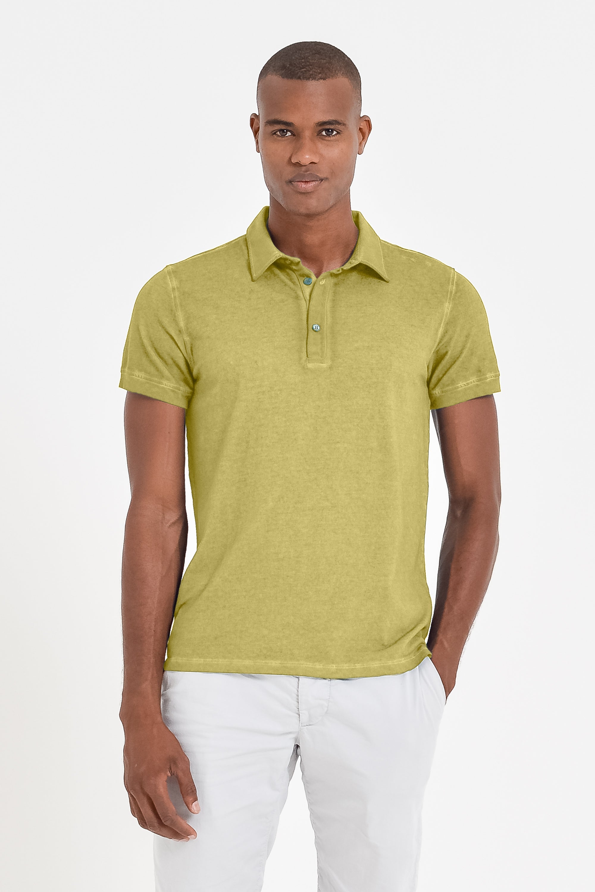 Hampton Polo Shirt - Pistacchio - Polos