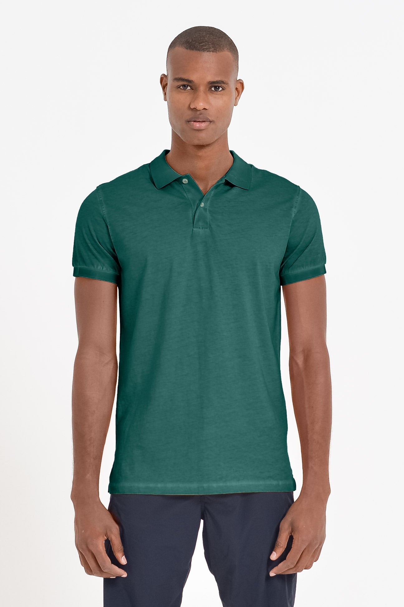 Jersey Polo Shirt - Lagoon - Polos