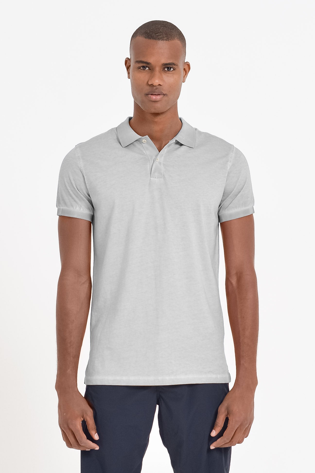 Jersey Polo Shirt - Marmo - Polos