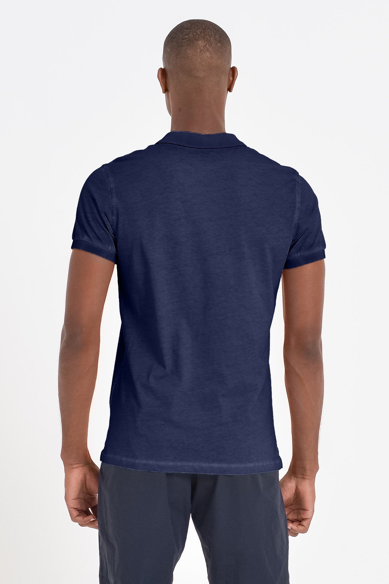 Jersey Polo Shirt - Navy - Polos