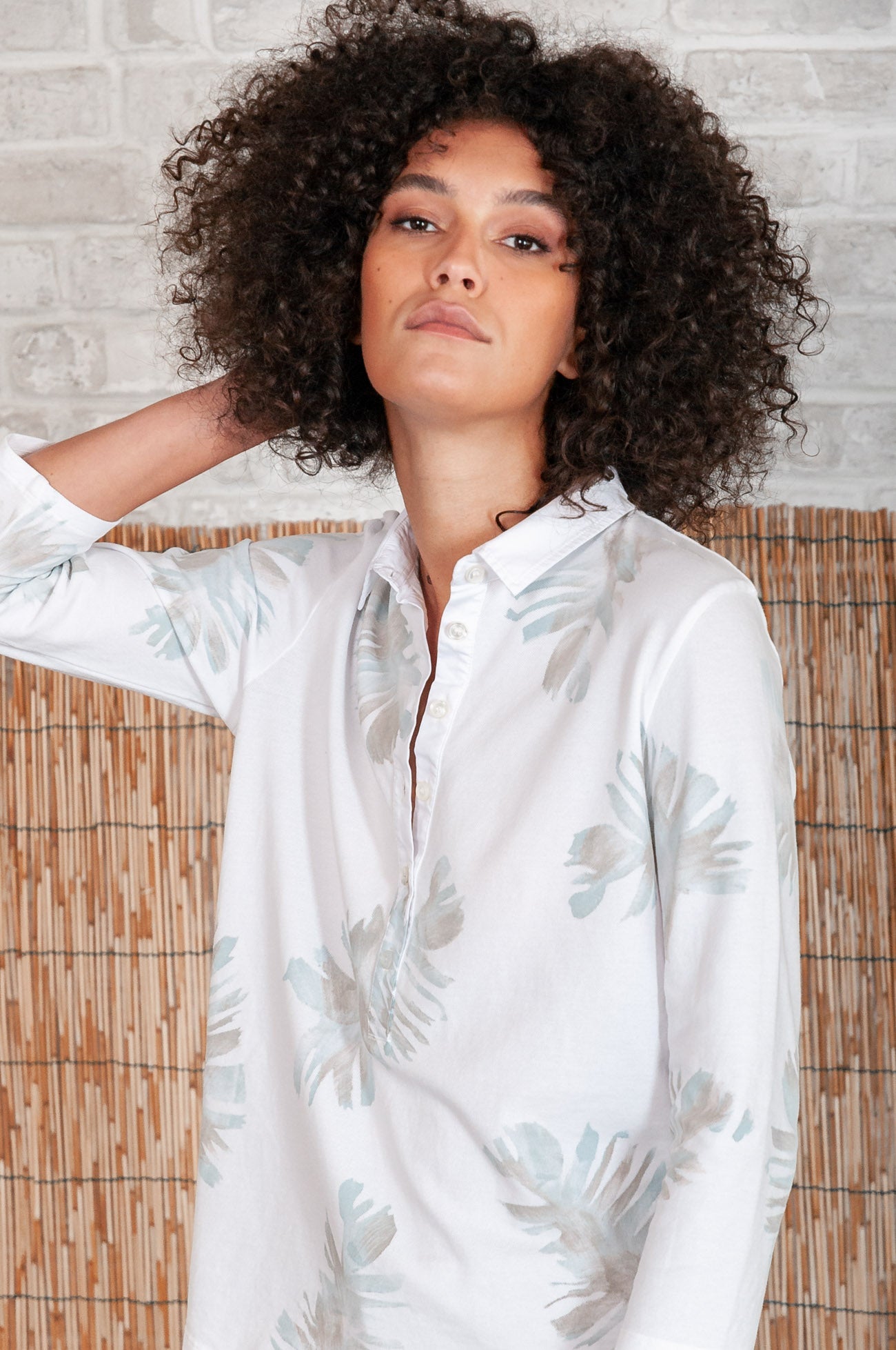 Leaf Art Pelican Polo in Shark - Polos