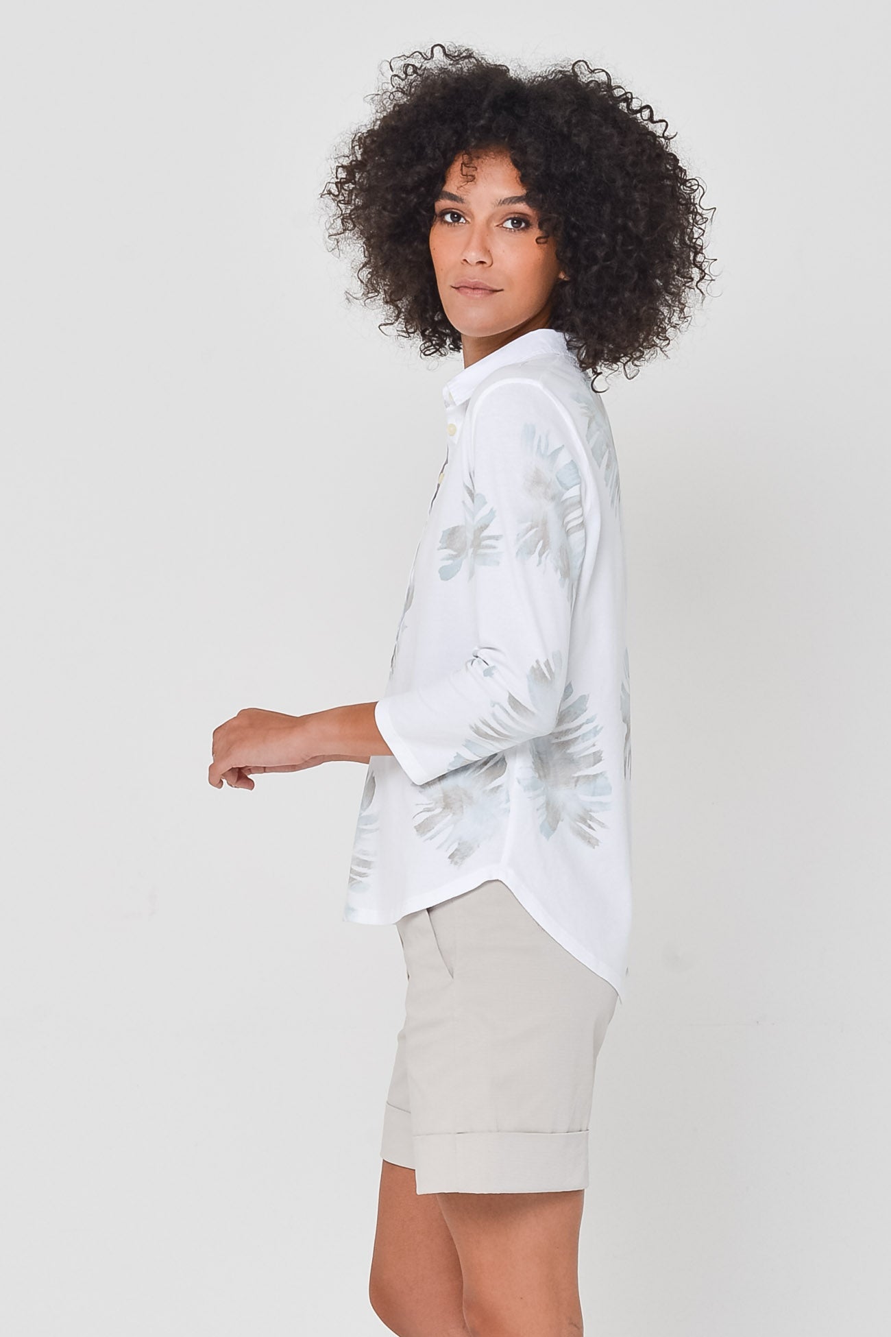 Leaf Art Pelican Polo in Shark - Polos