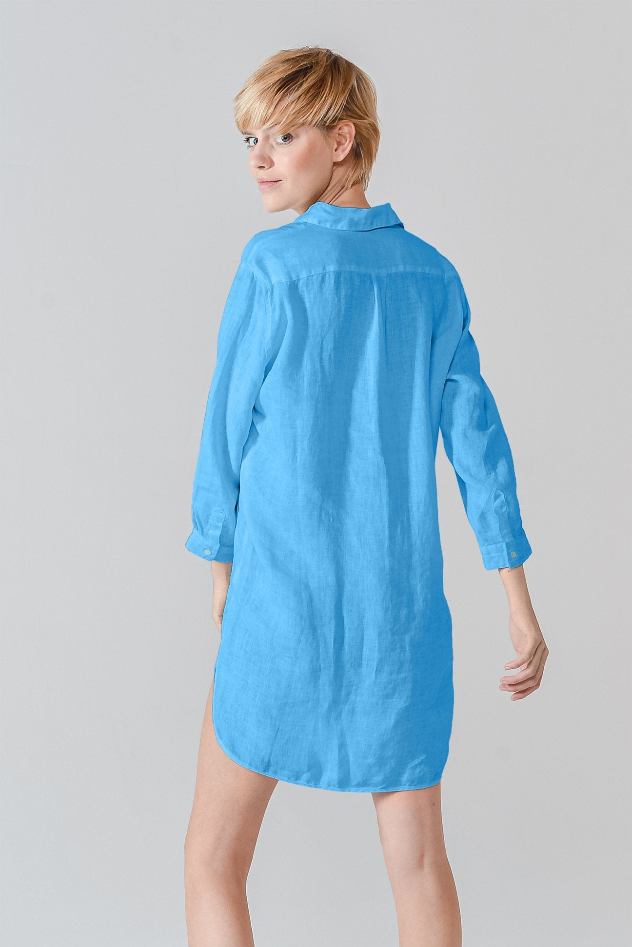 Linen Mini Shirtdress - Lavezzi - Shirts
