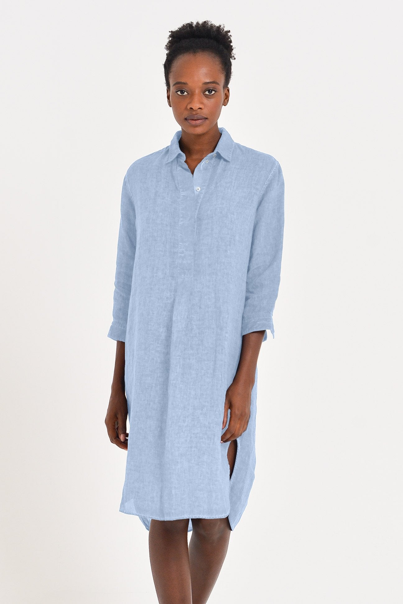 Long Linen Tunic - Fiji - Shirtdress