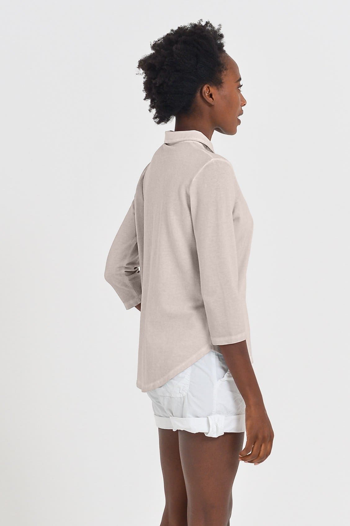 Loose Fit Polo Shirt - Canapa - Polos