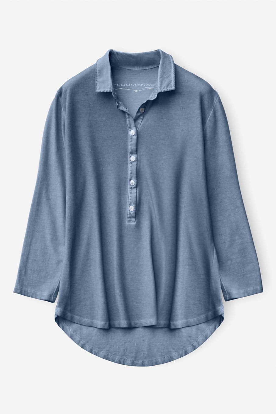 Loose Fit Piquet Polo Shirt - Jeans - Polos