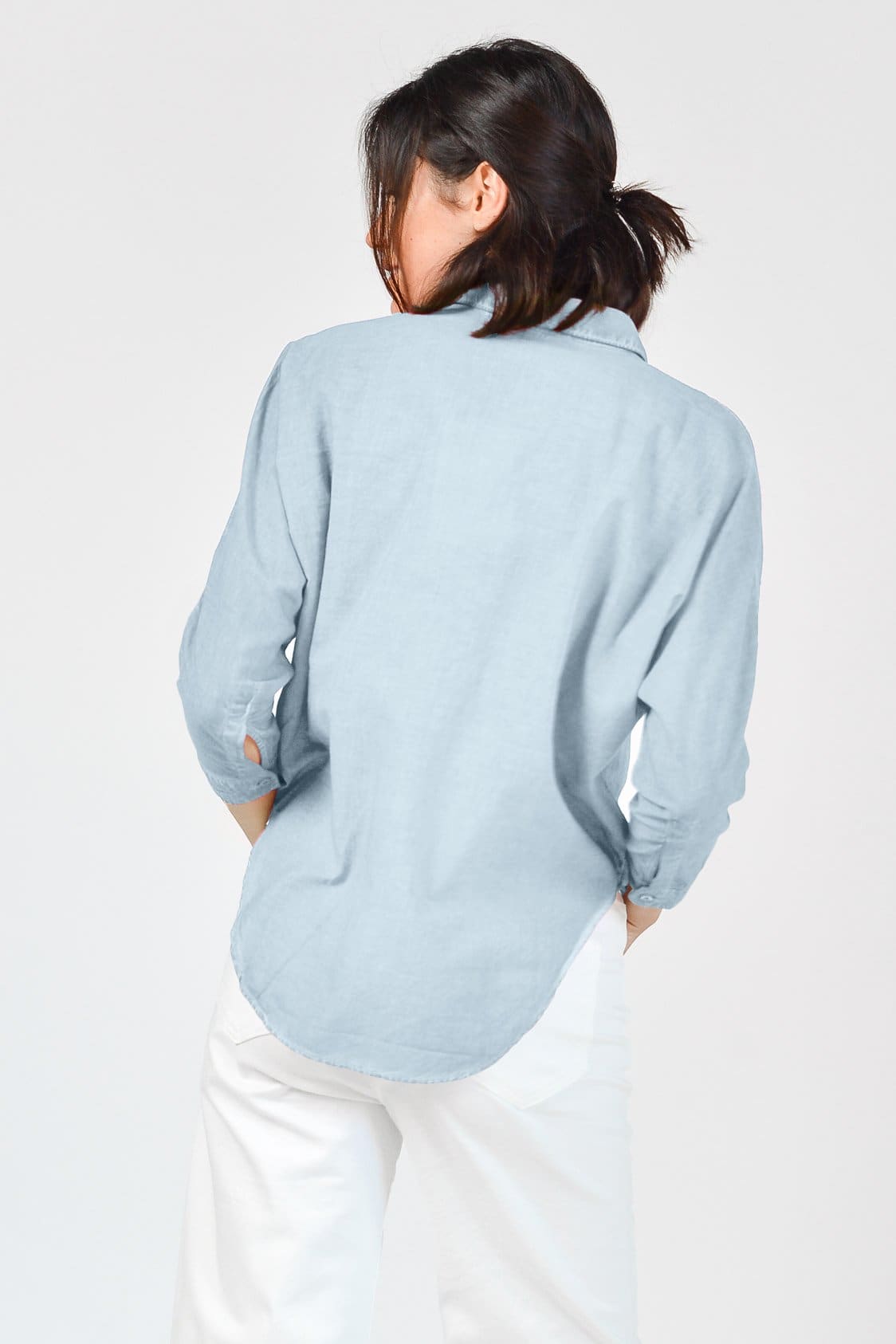 Loose Fit Stretch Poplin Blouse - Anice - Shirts