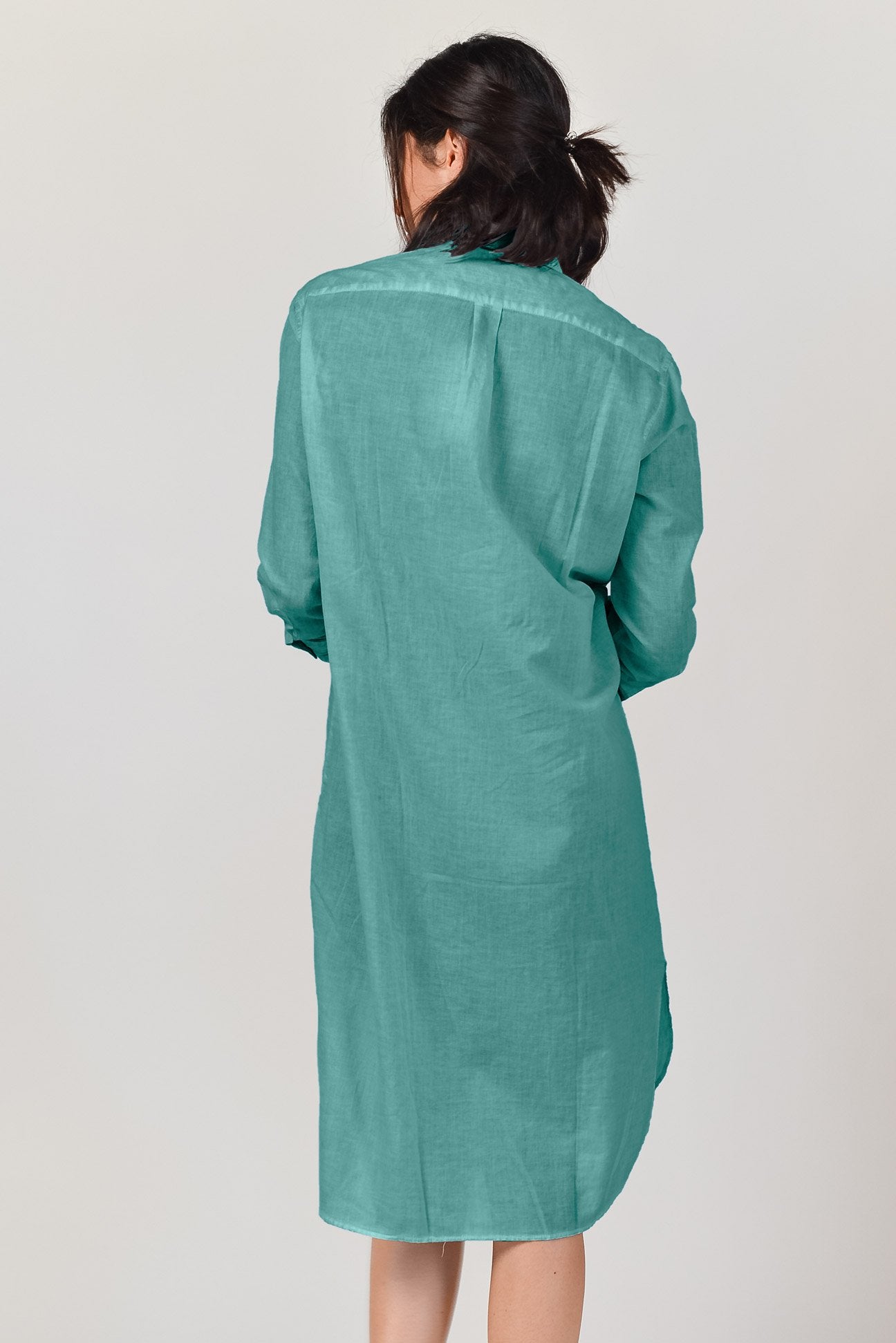 Midi Length Voile Tunic - Bahama - Shirtdress