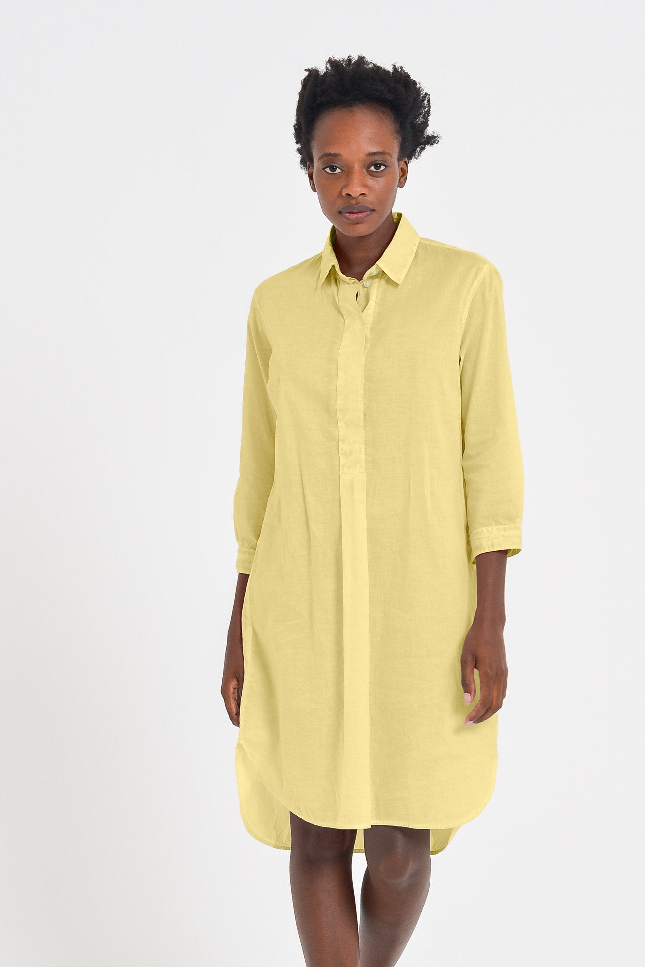 Midi Length Voile Tunic - Samoa - Shirtdress