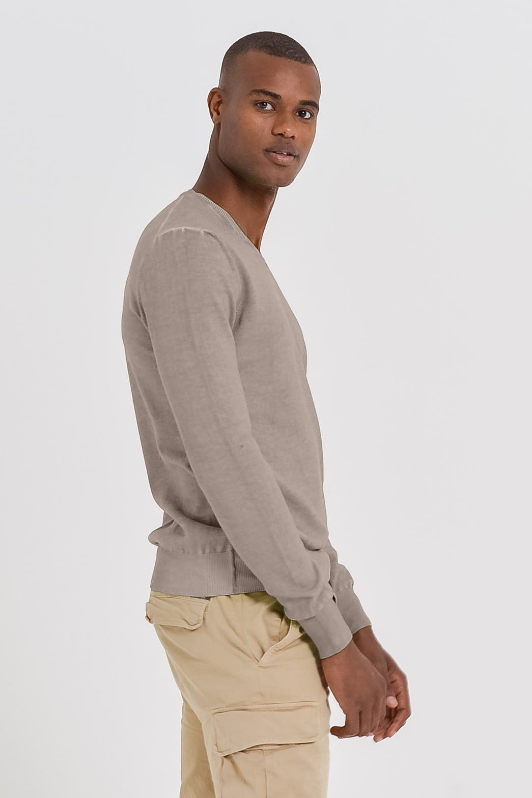 V-Neck Cotton Sweater - Corda - Sweaters