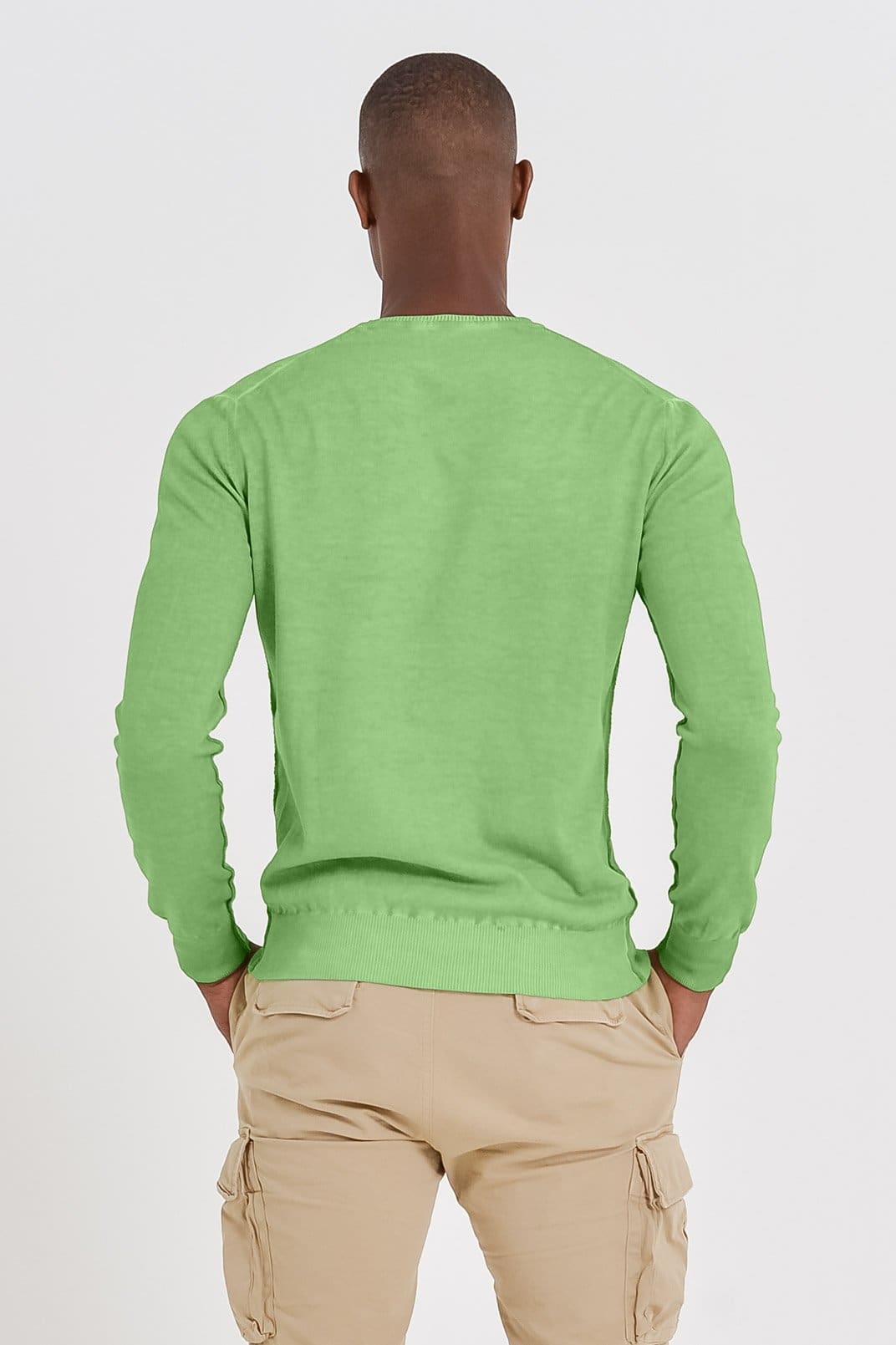 V-Neck Cotton Sweater - Edera - Sweaters