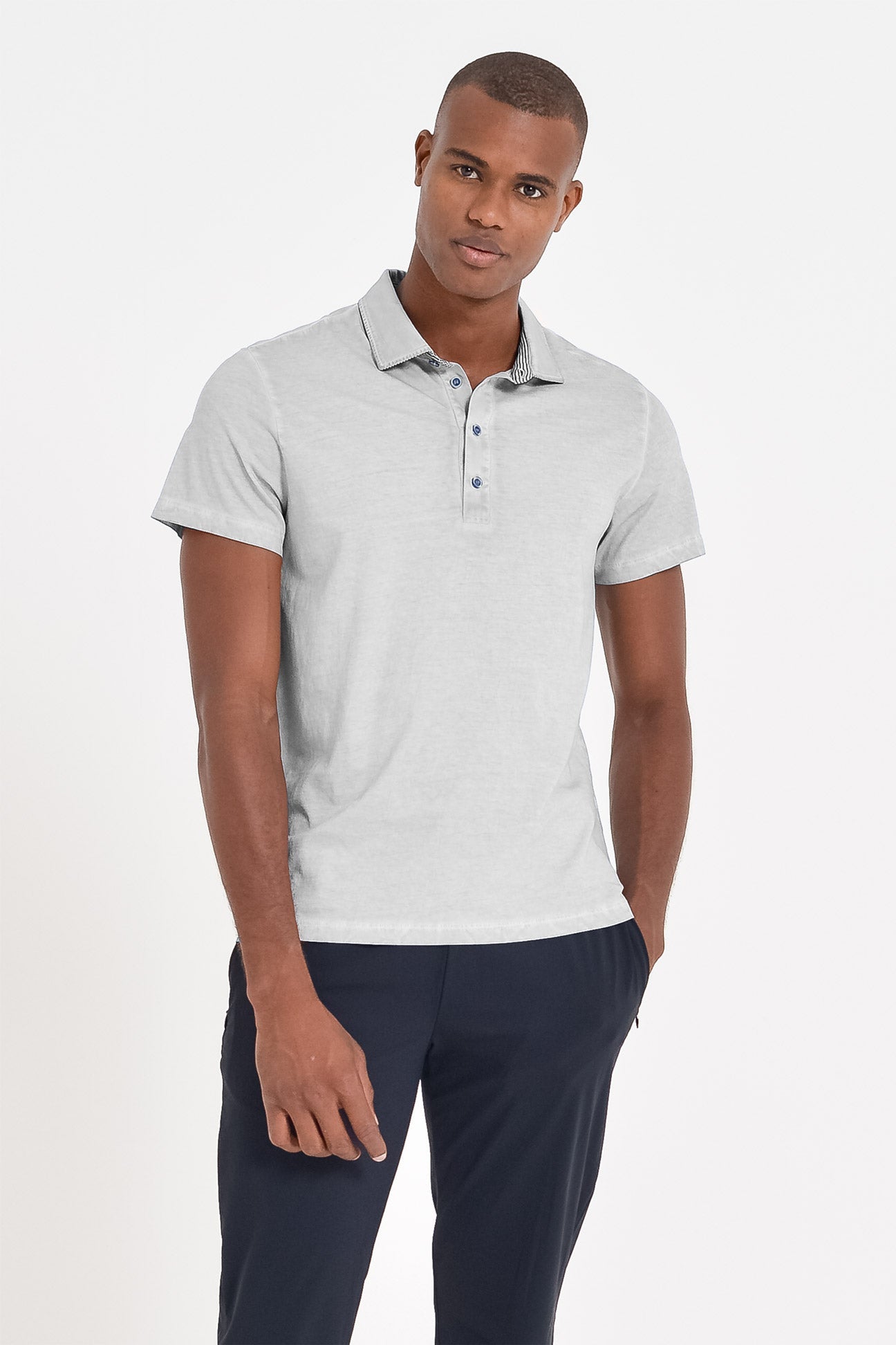 Nordic Polo Shirt - Marmo - Polos