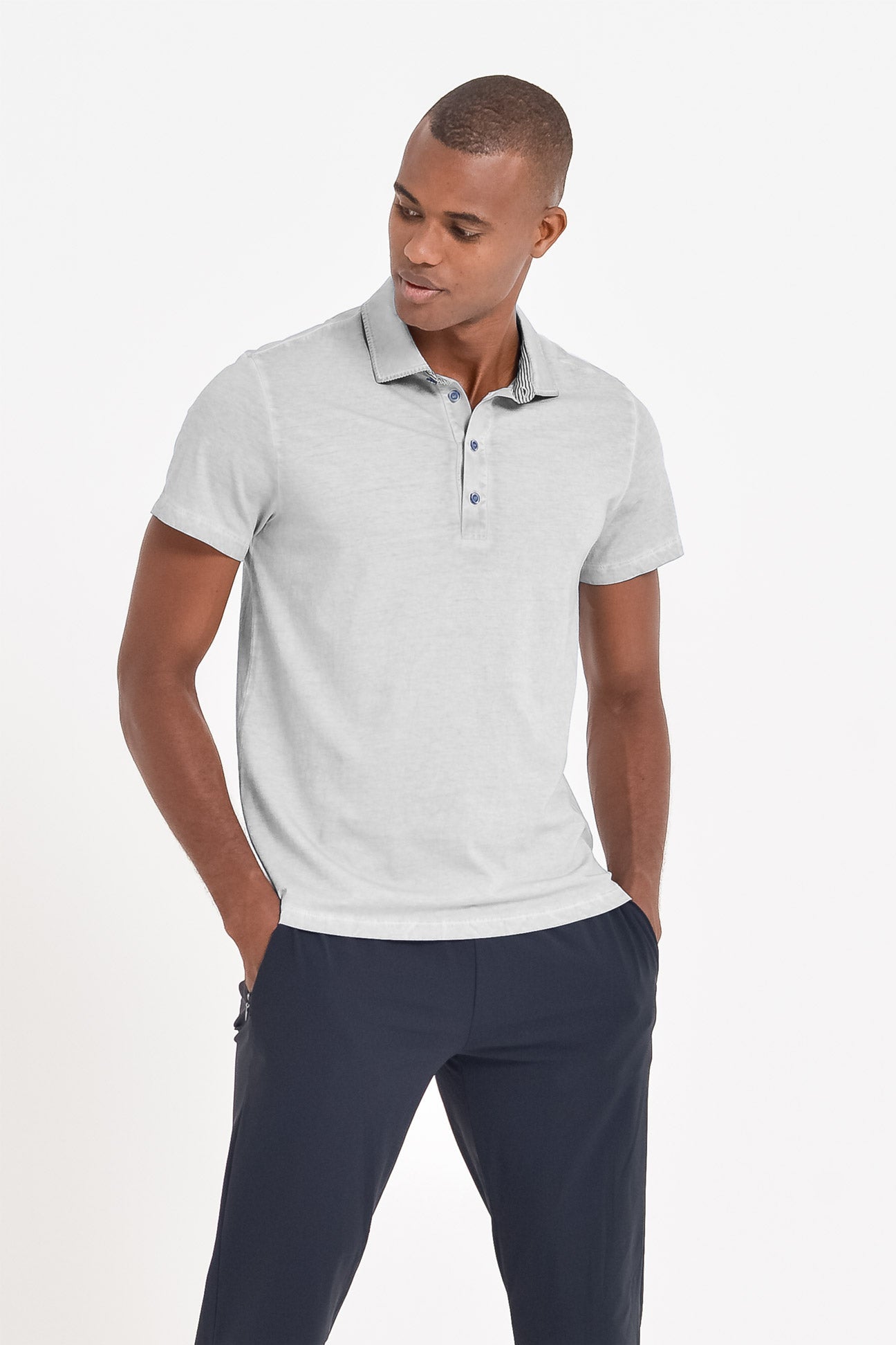 Nordic Polo Shirt - Marmo - Polos