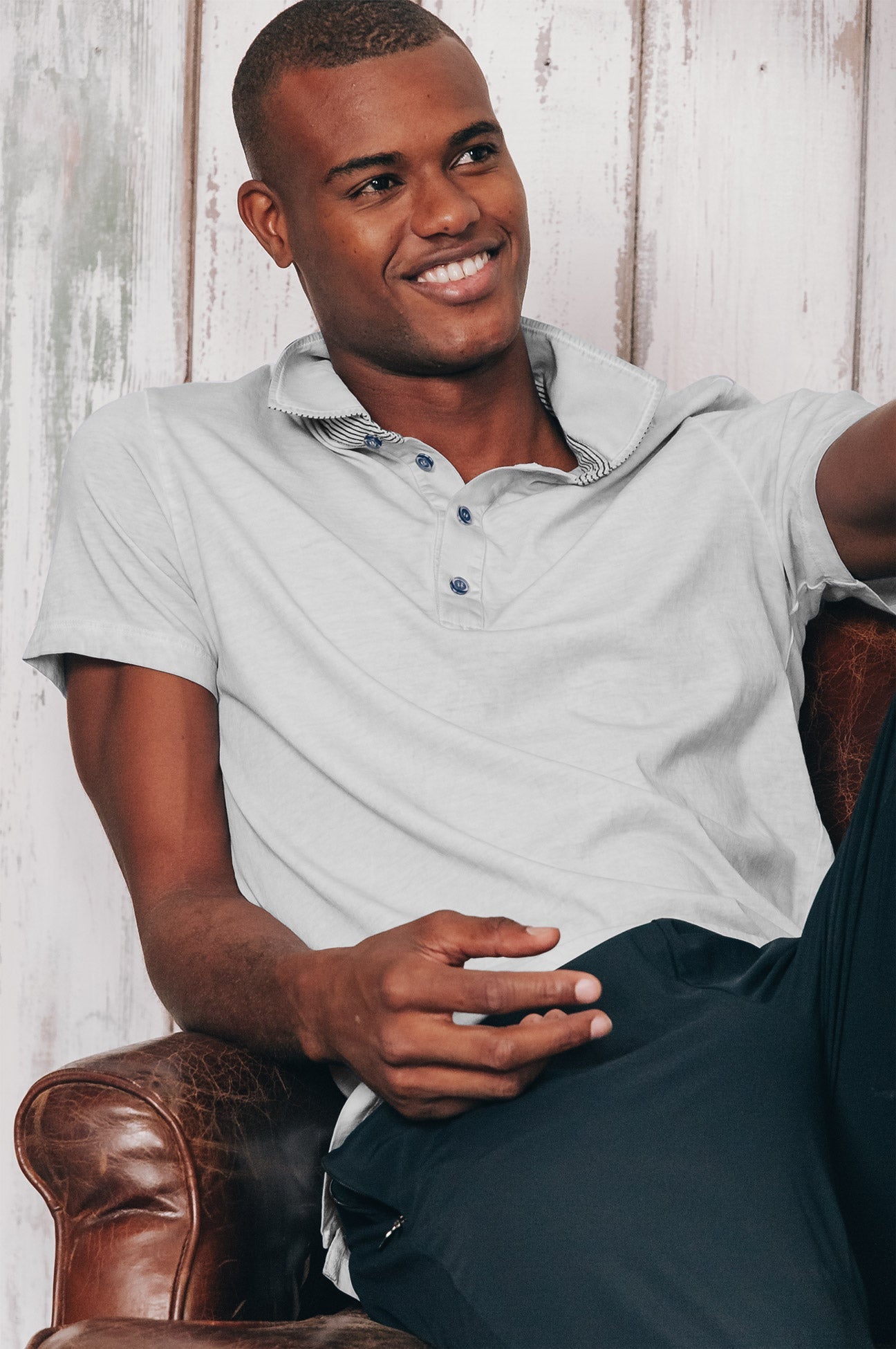 Nordic Polo Shirt - Marmo - Polos