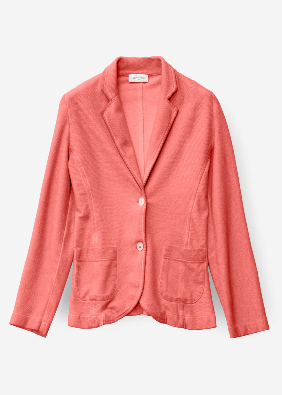 Pique Blazer Jacket - Hibiscus - Jackets