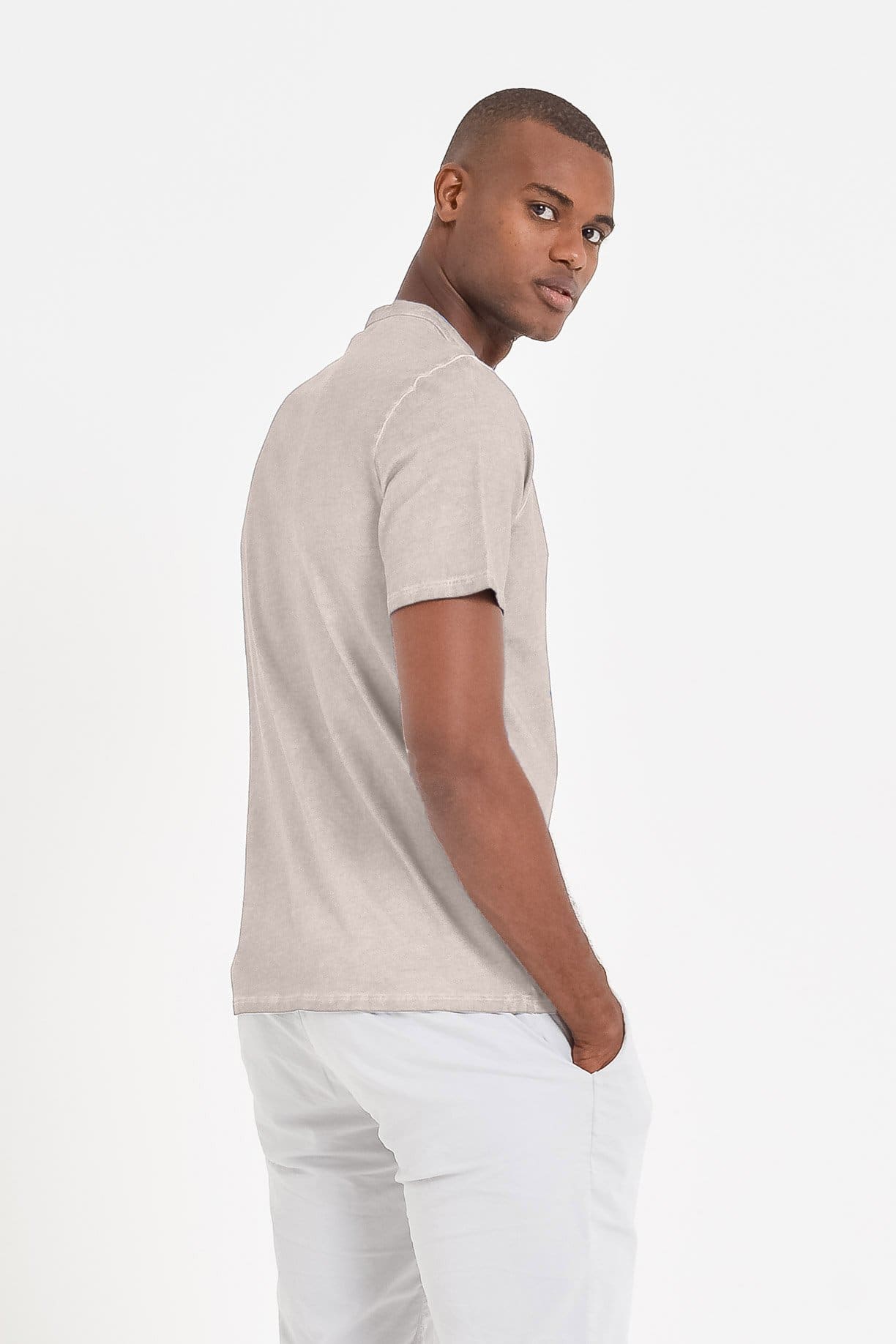 Pique Henley - Canapa - T-Shirt