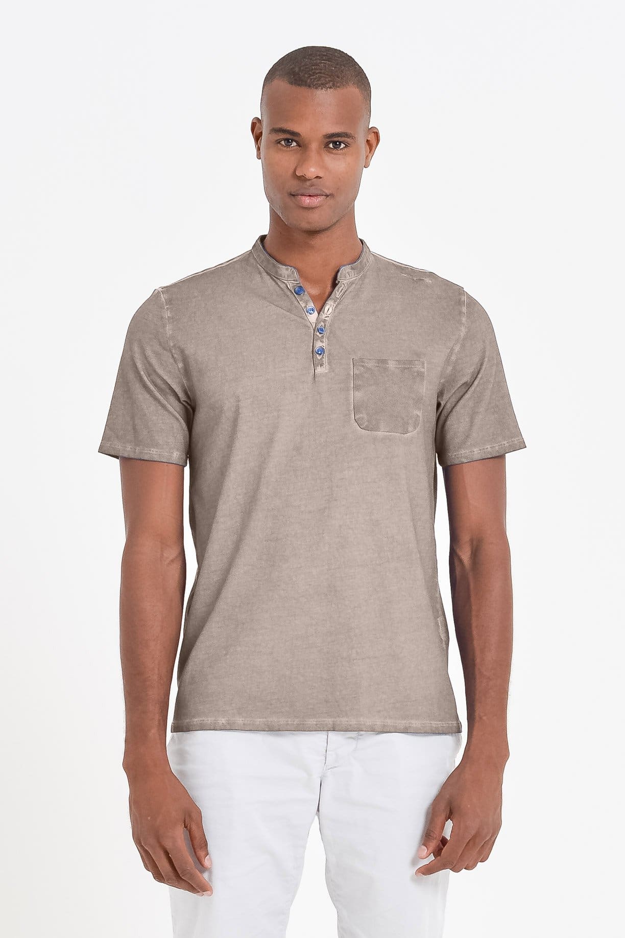 Pique Henley - Corda - T-Shirt