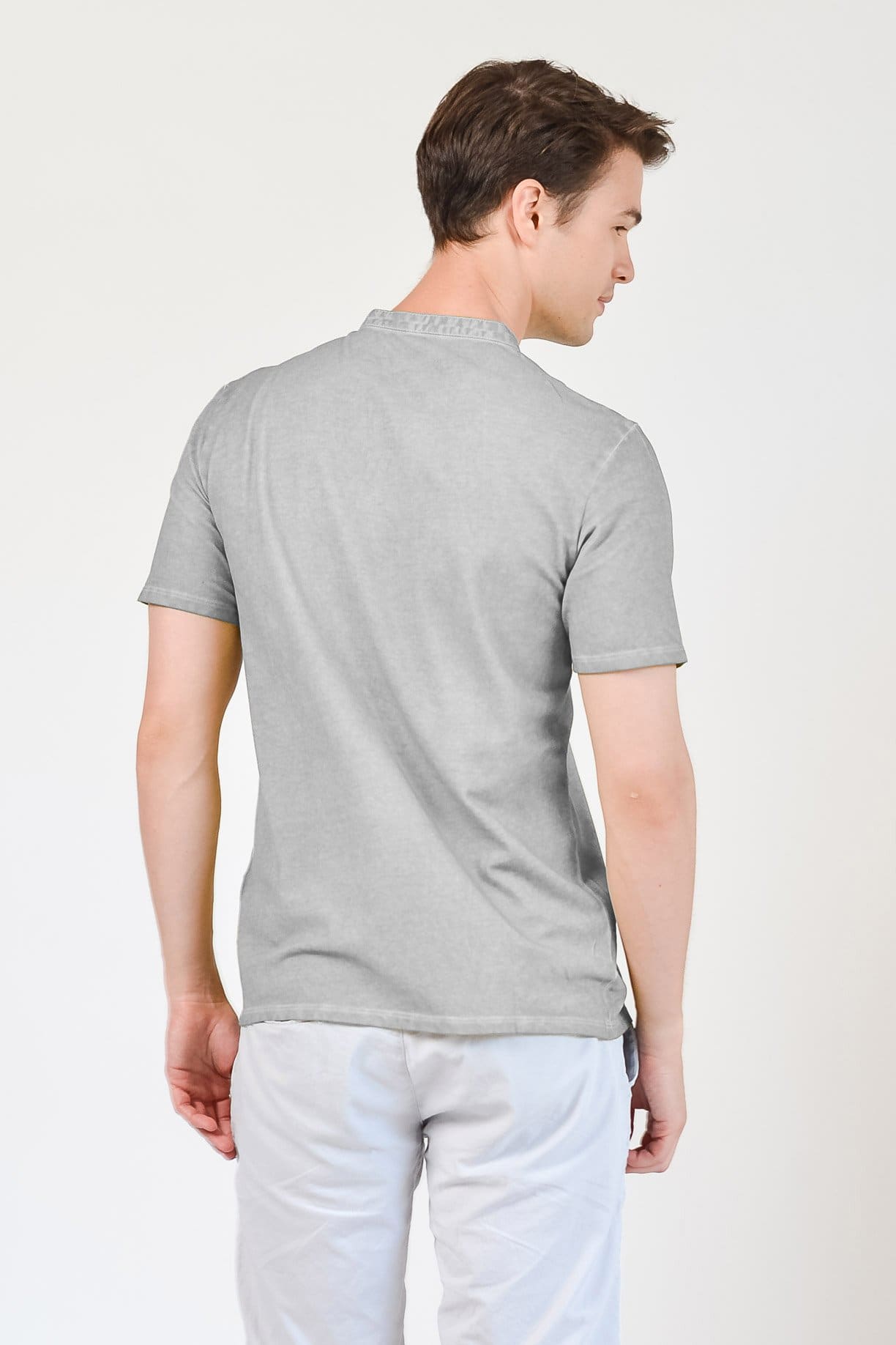 Pique Henley - Marmo - T-Shirt