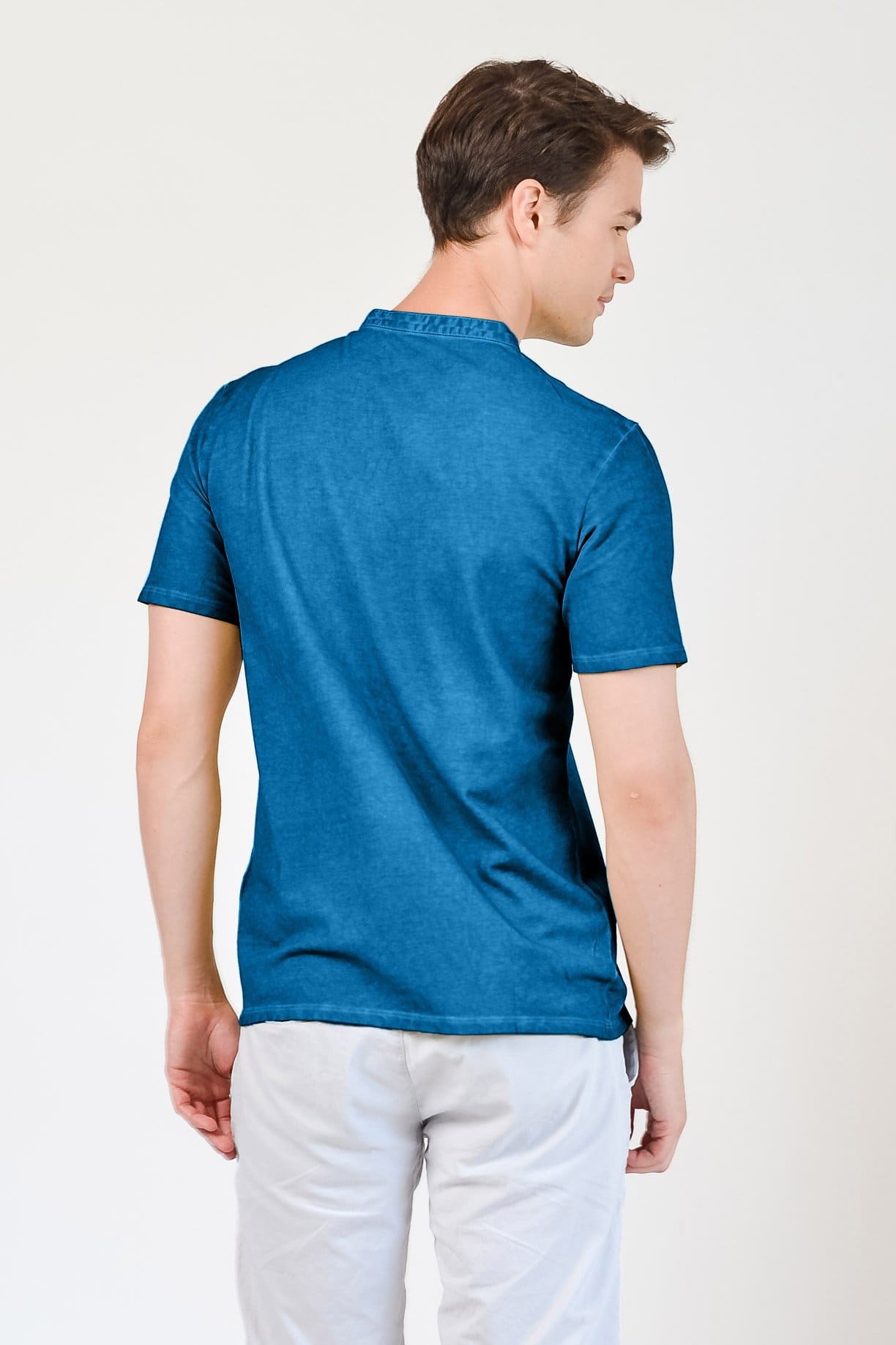 Pique Henley - Mistral - T-Shirt