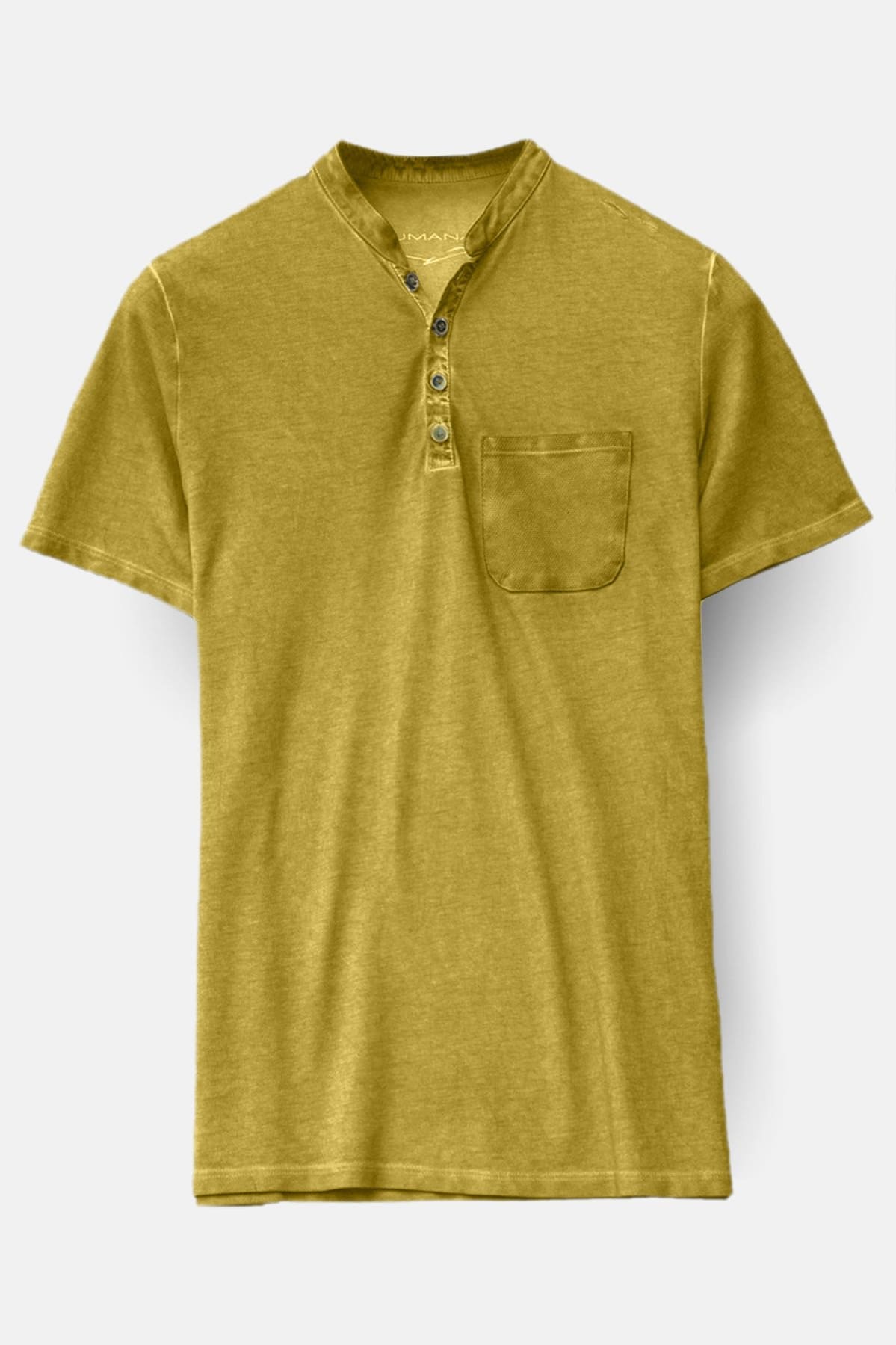 Pique Henley - Pistacchio - T-Shirt