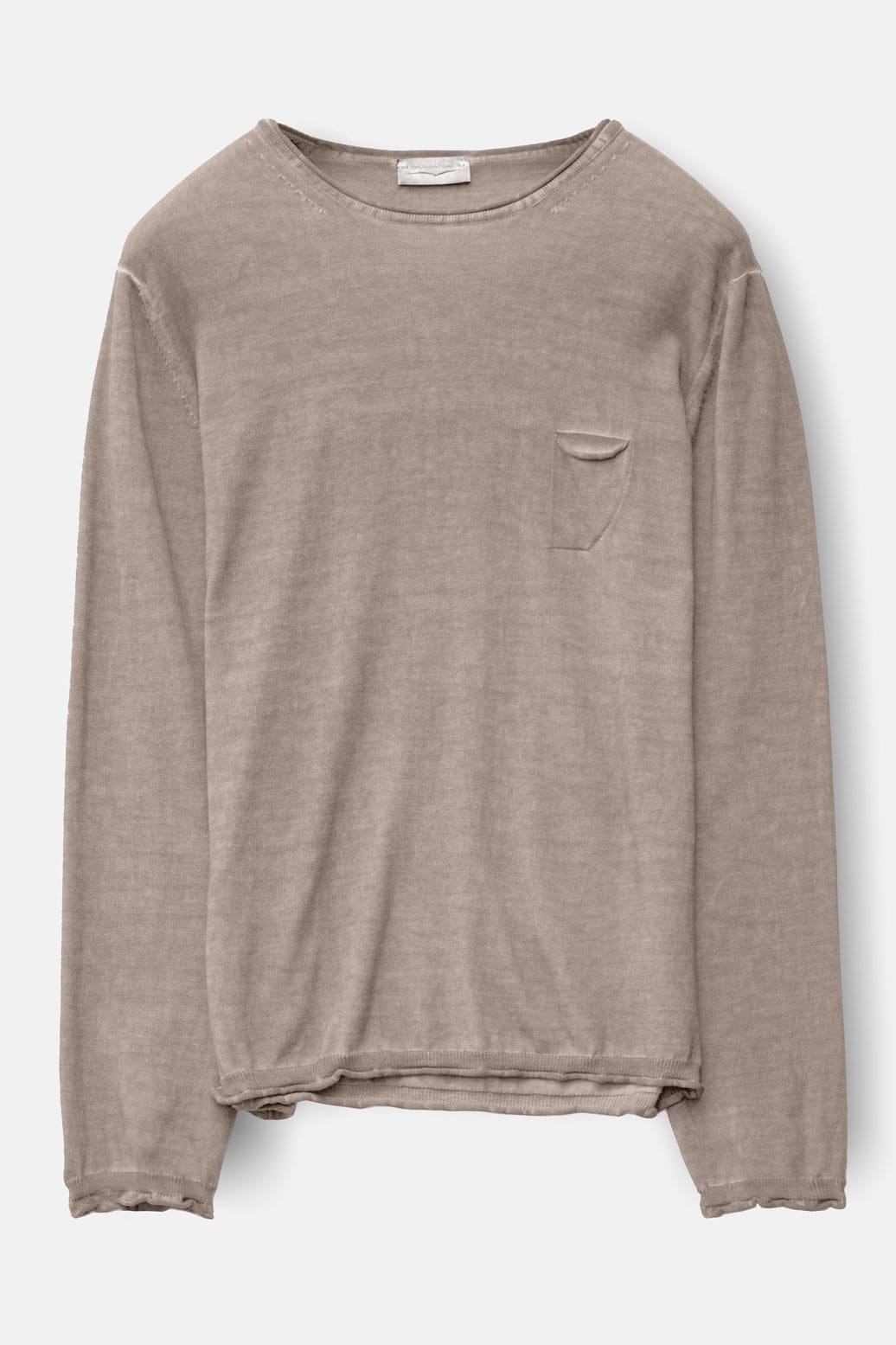 Rolled Hems Cotton Sweater - Corda - Sweaters