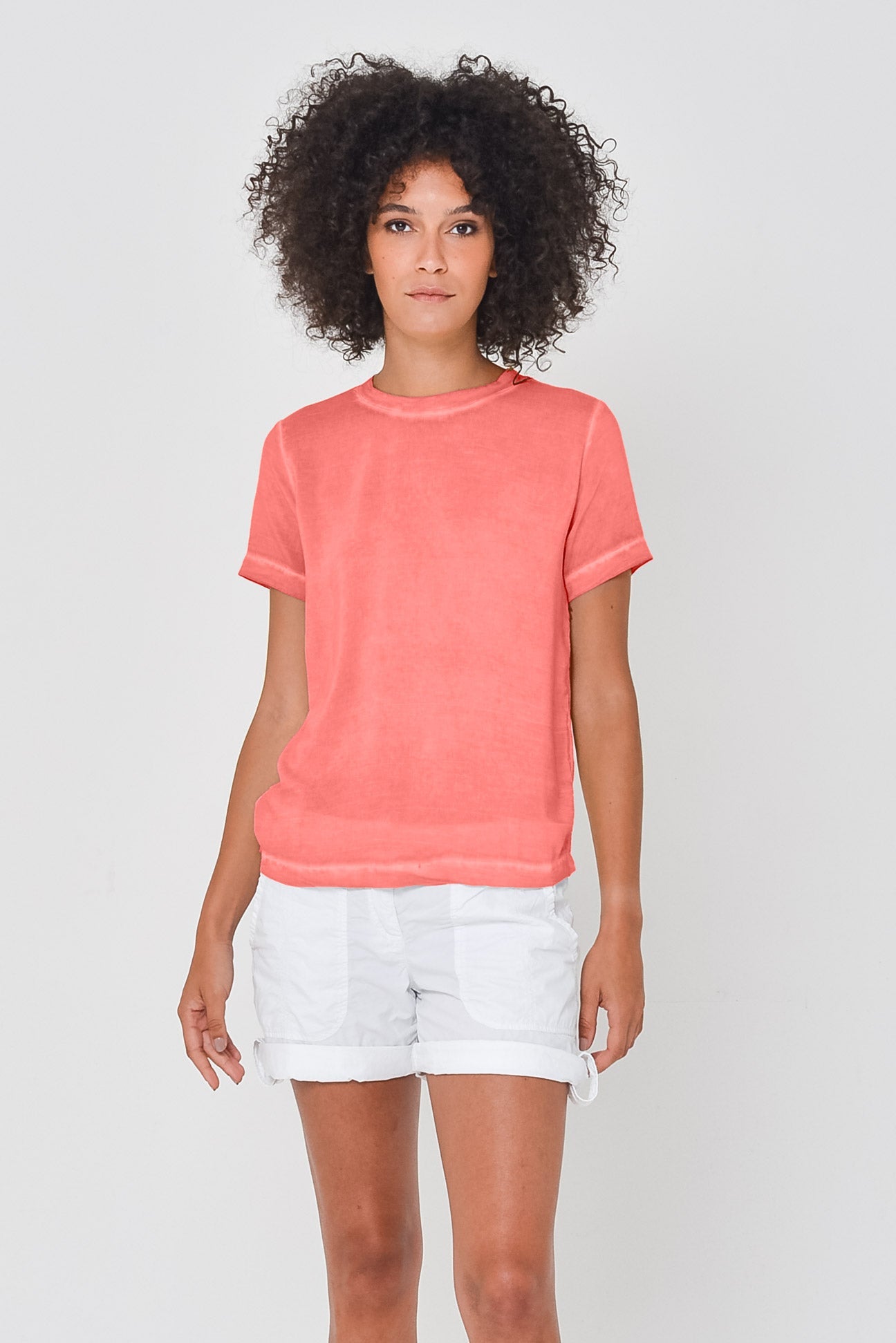 Sammie T-Shirt in Hibiscus