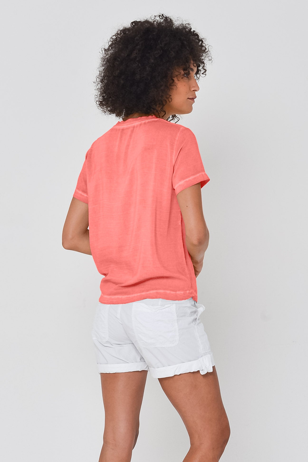 Sammie T-Shirt in Hibiscus