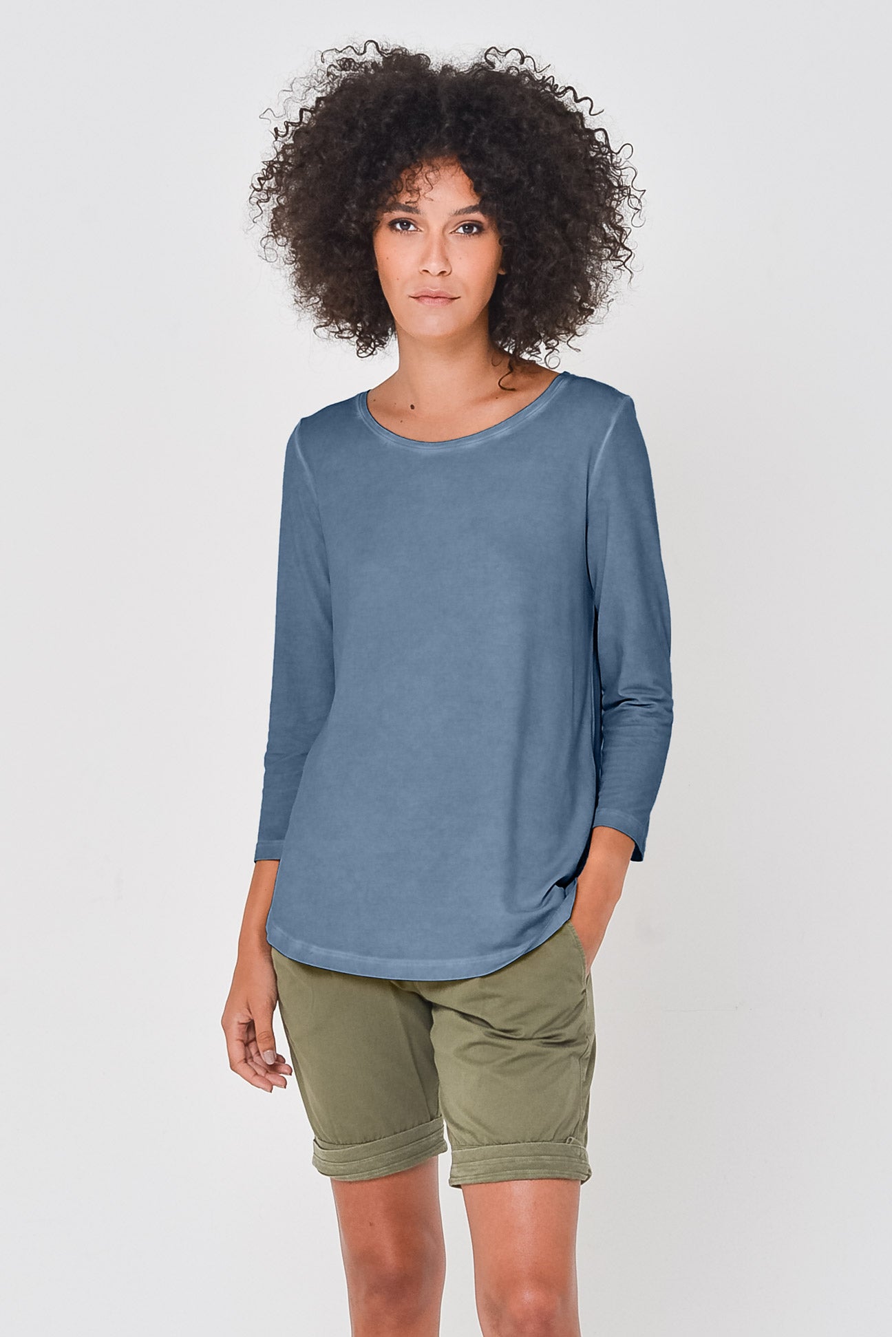 Savannah T-shirt in Jeans - T-Shirt