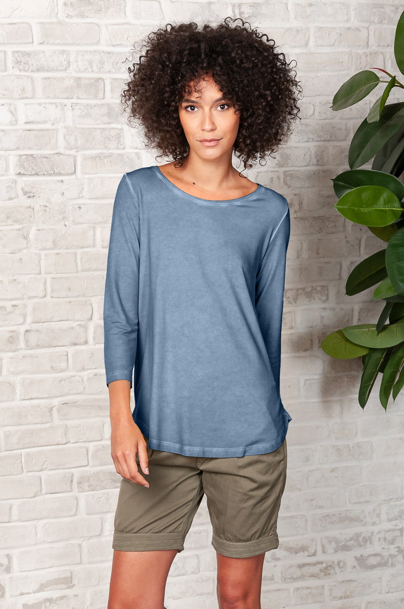 Savannah T-shirt in Jeans - T-Shirt