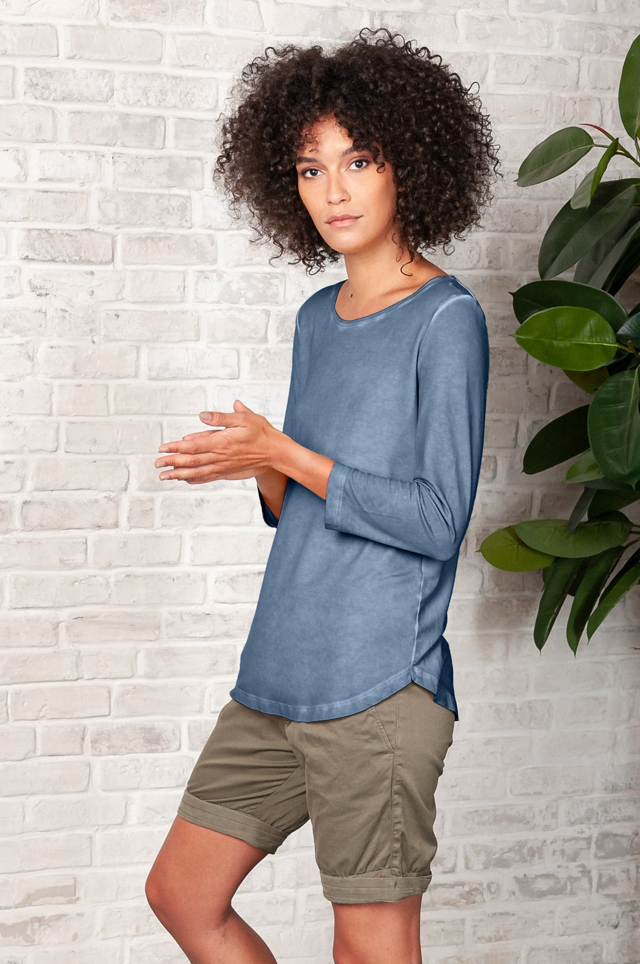 Savannah T-shirt in Jeans - T-Shirt