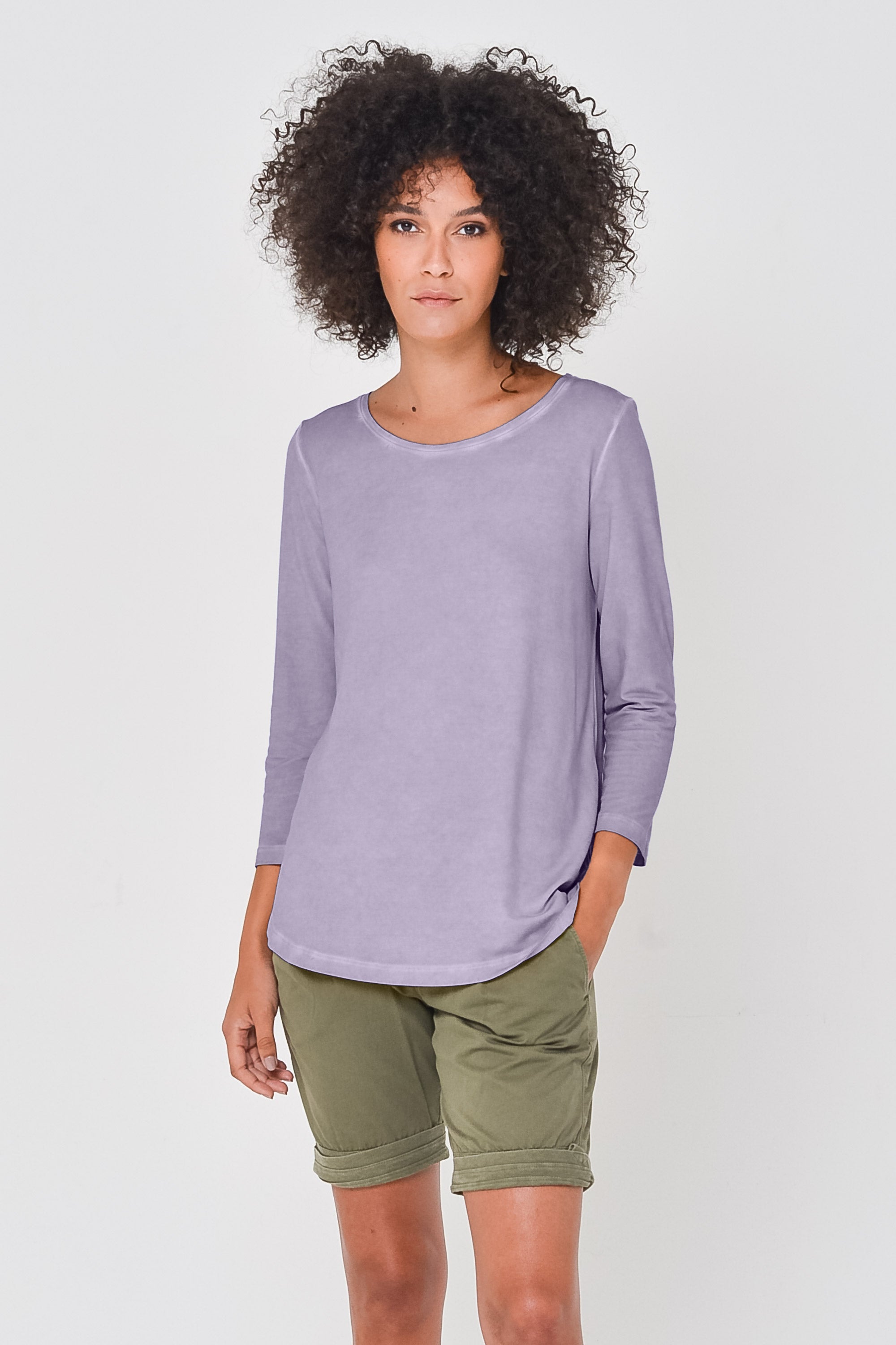 Savannah T-shirt in Mauve - T-Shirt