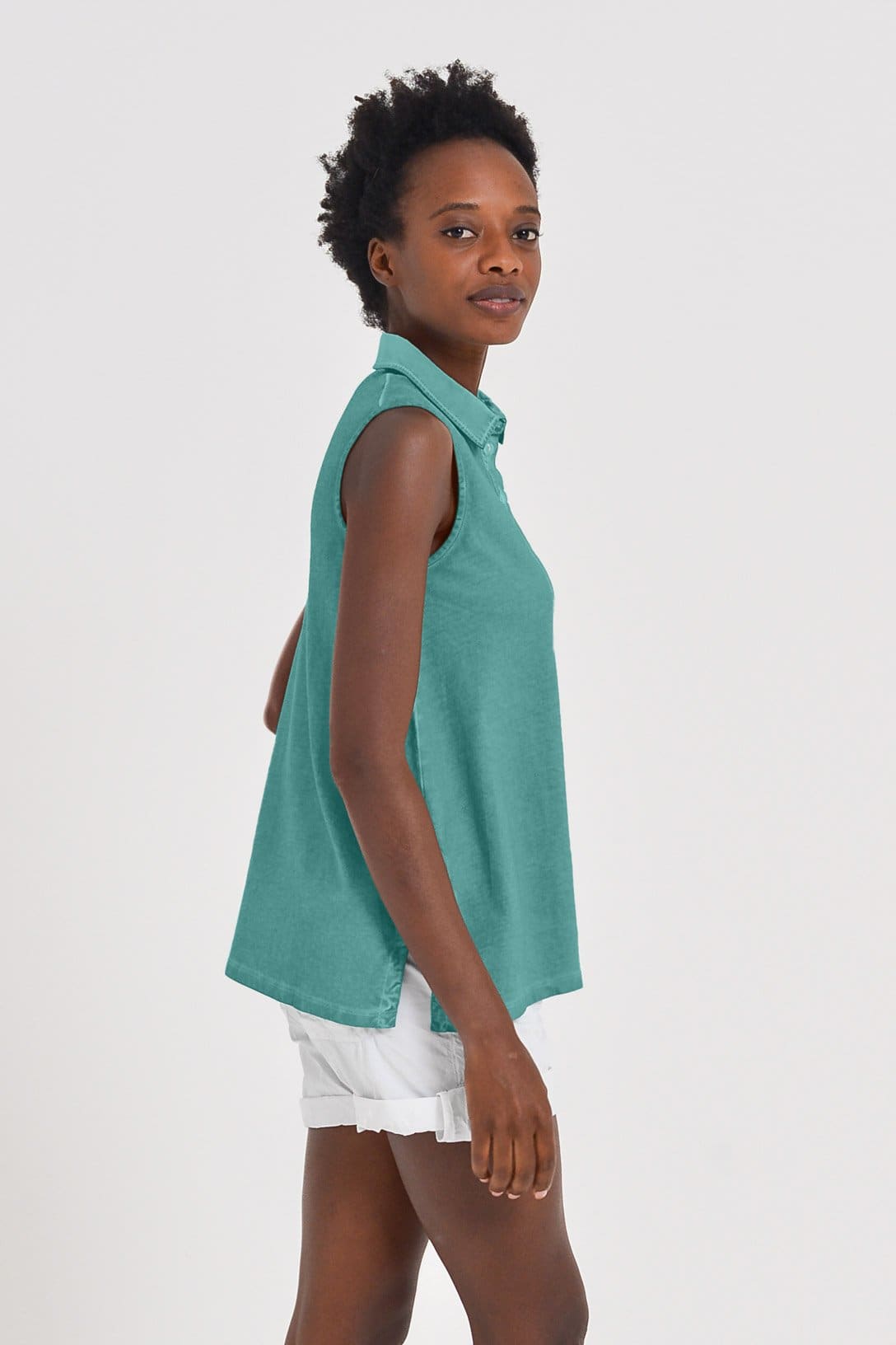 Sleeveless Pique Polo Shirt - Bahama - Polos