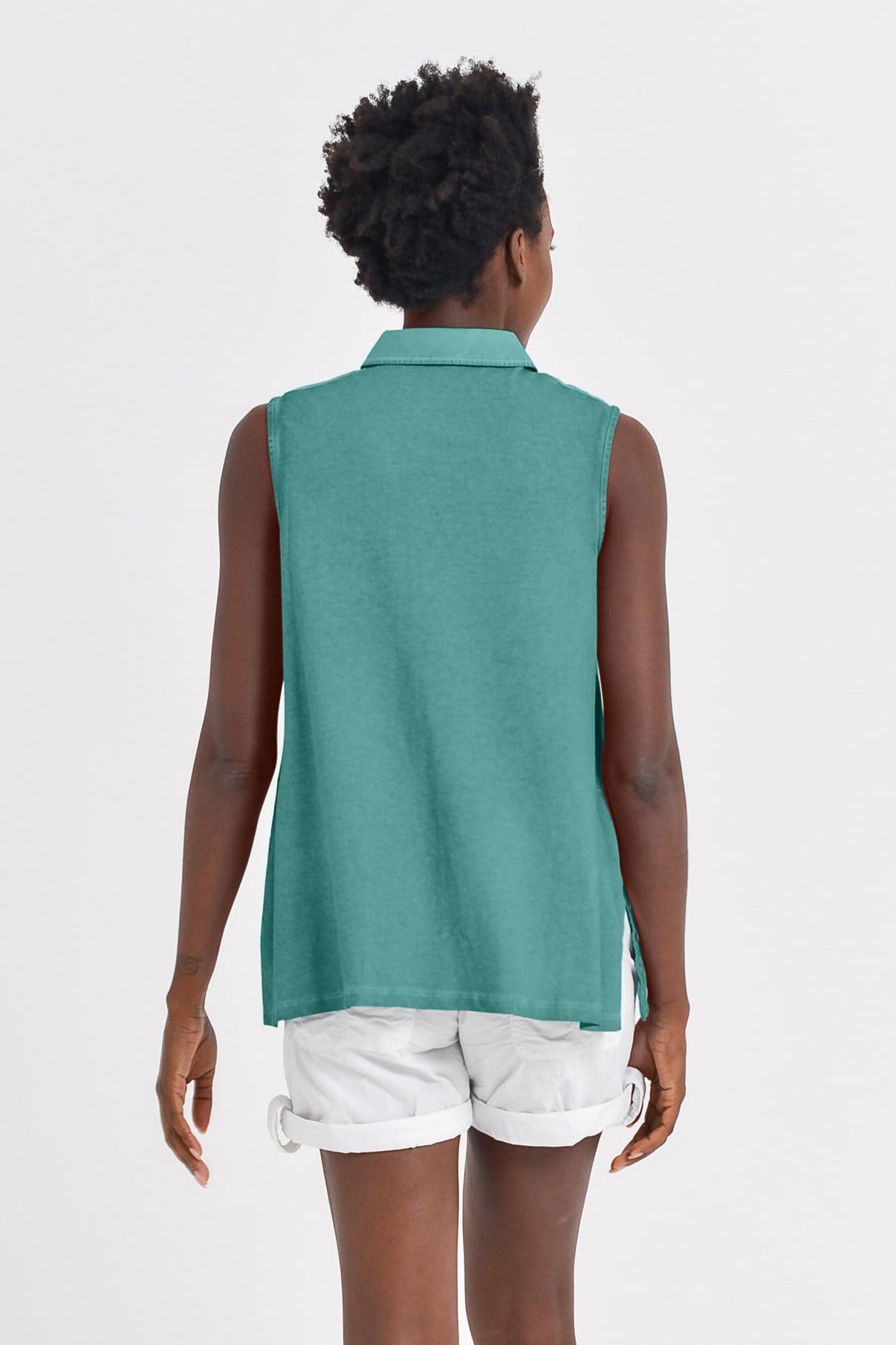 Sleeveless Pique Polo Shirt - Bahama - Polos