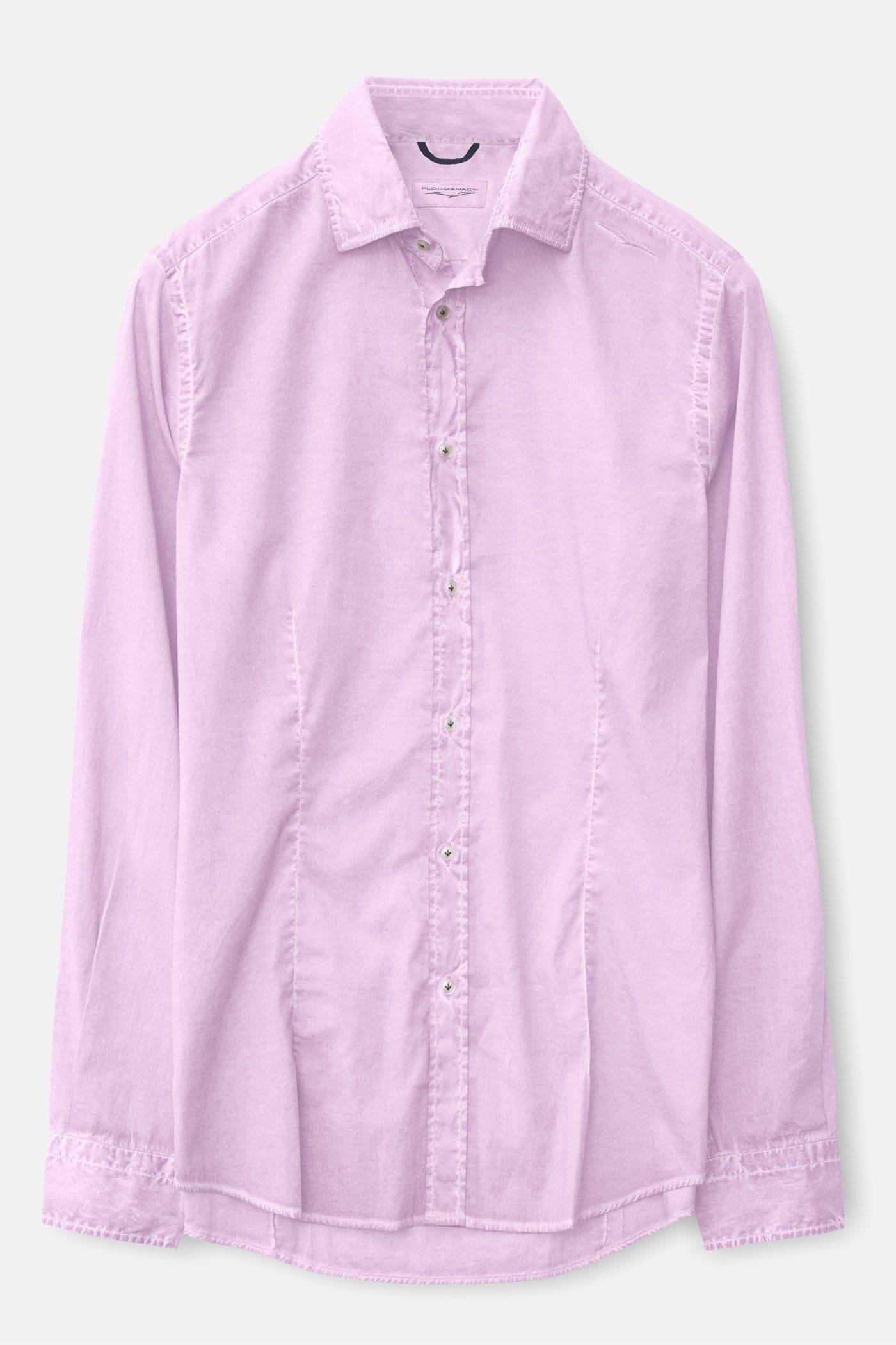 Slim-Fit Stretch Poplin Shirt - Quarzo - Shirts