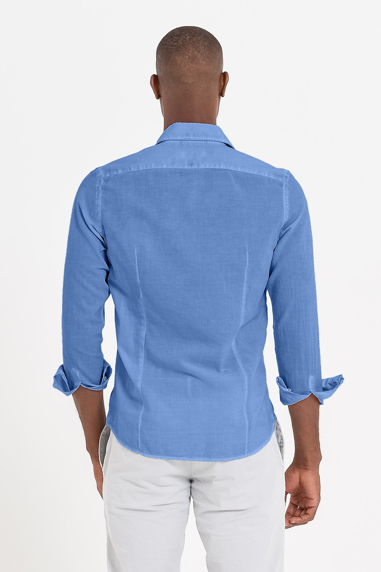 Slim Fit Voile Shirt - Oceano - Shirts