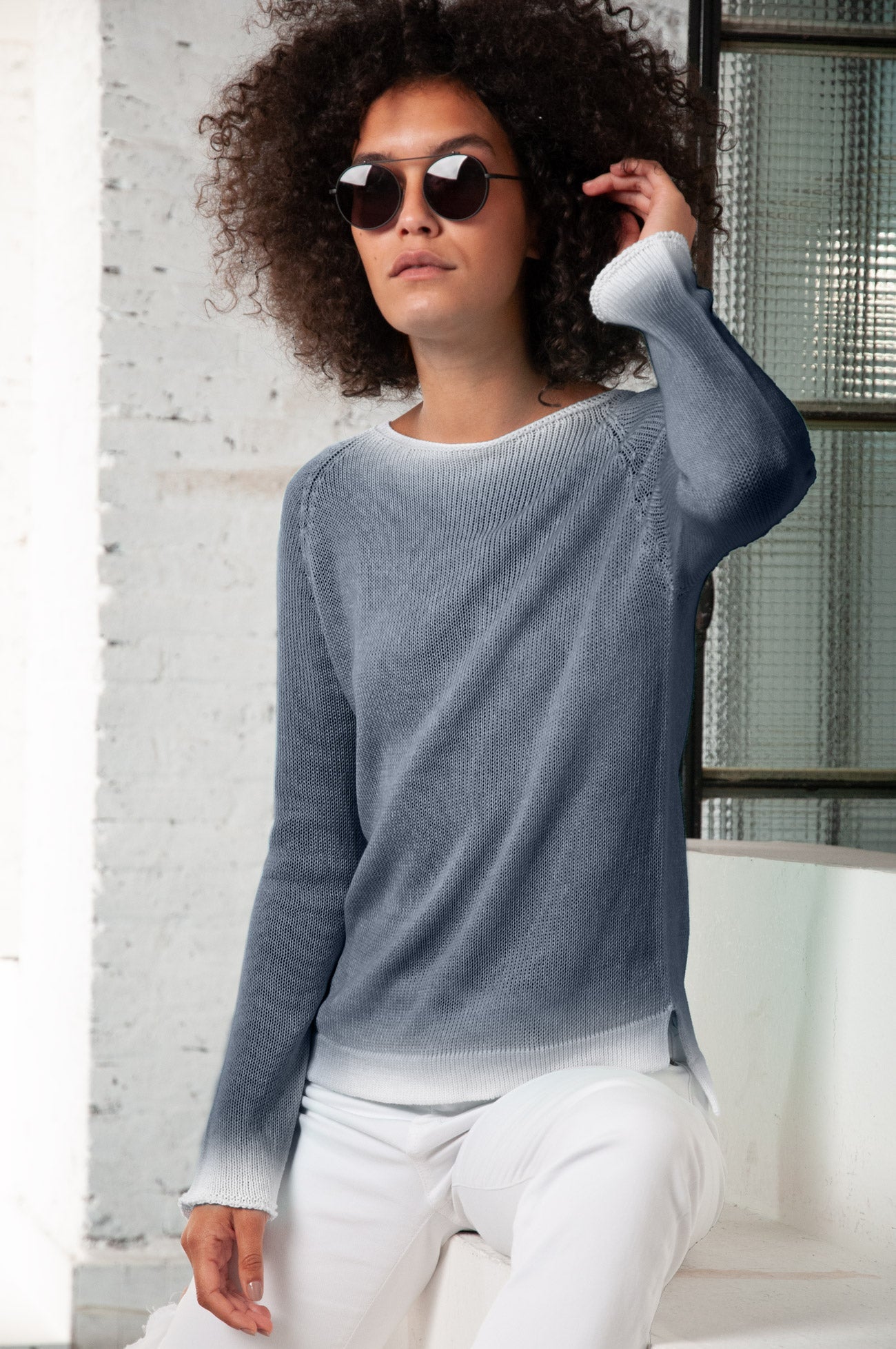 Sprayed Painted Nuvola Pullover - Jeans - Sweaters