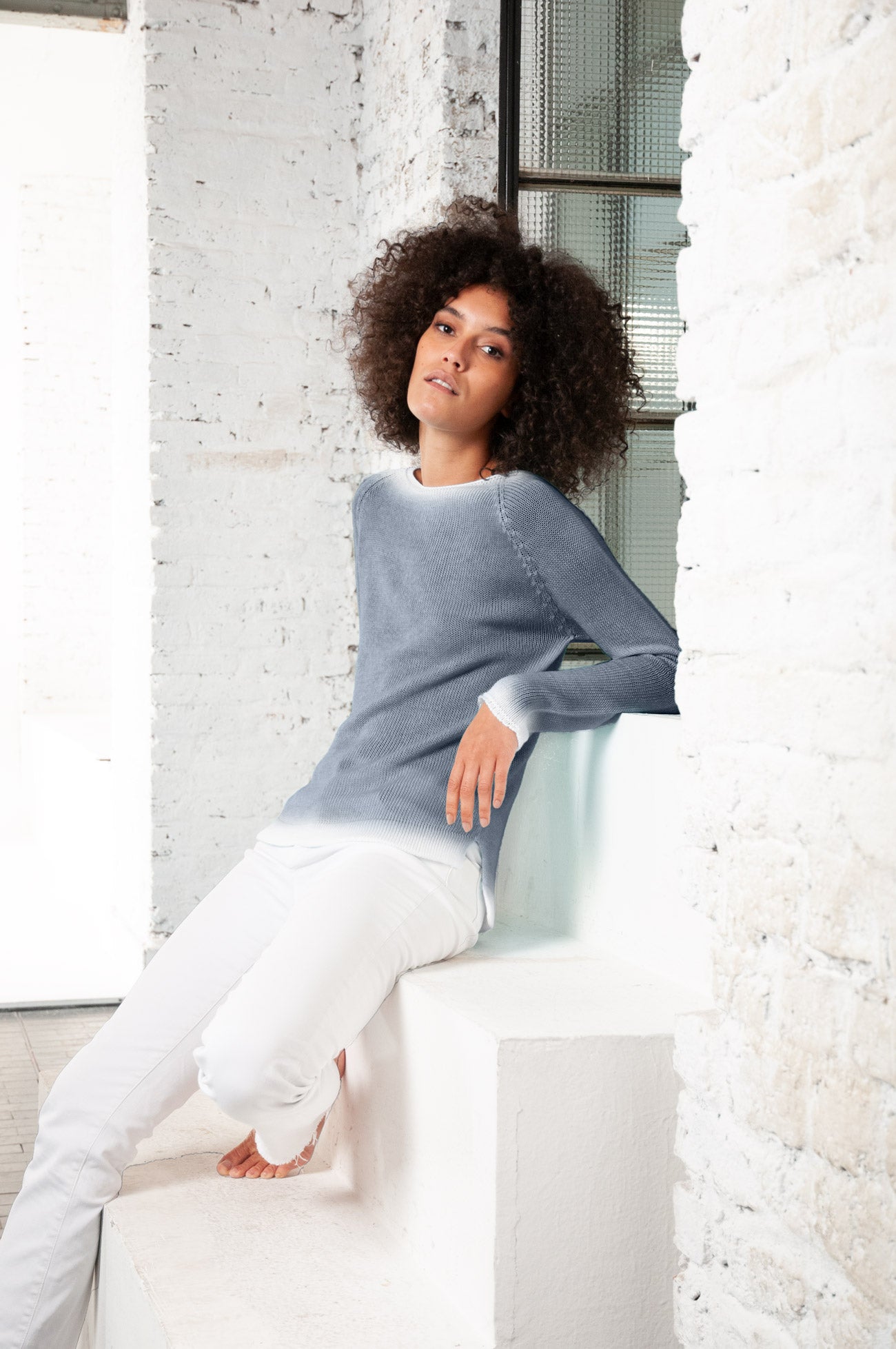 Sprayed Painted Nuvola Pullover - Jeans - Sweaters